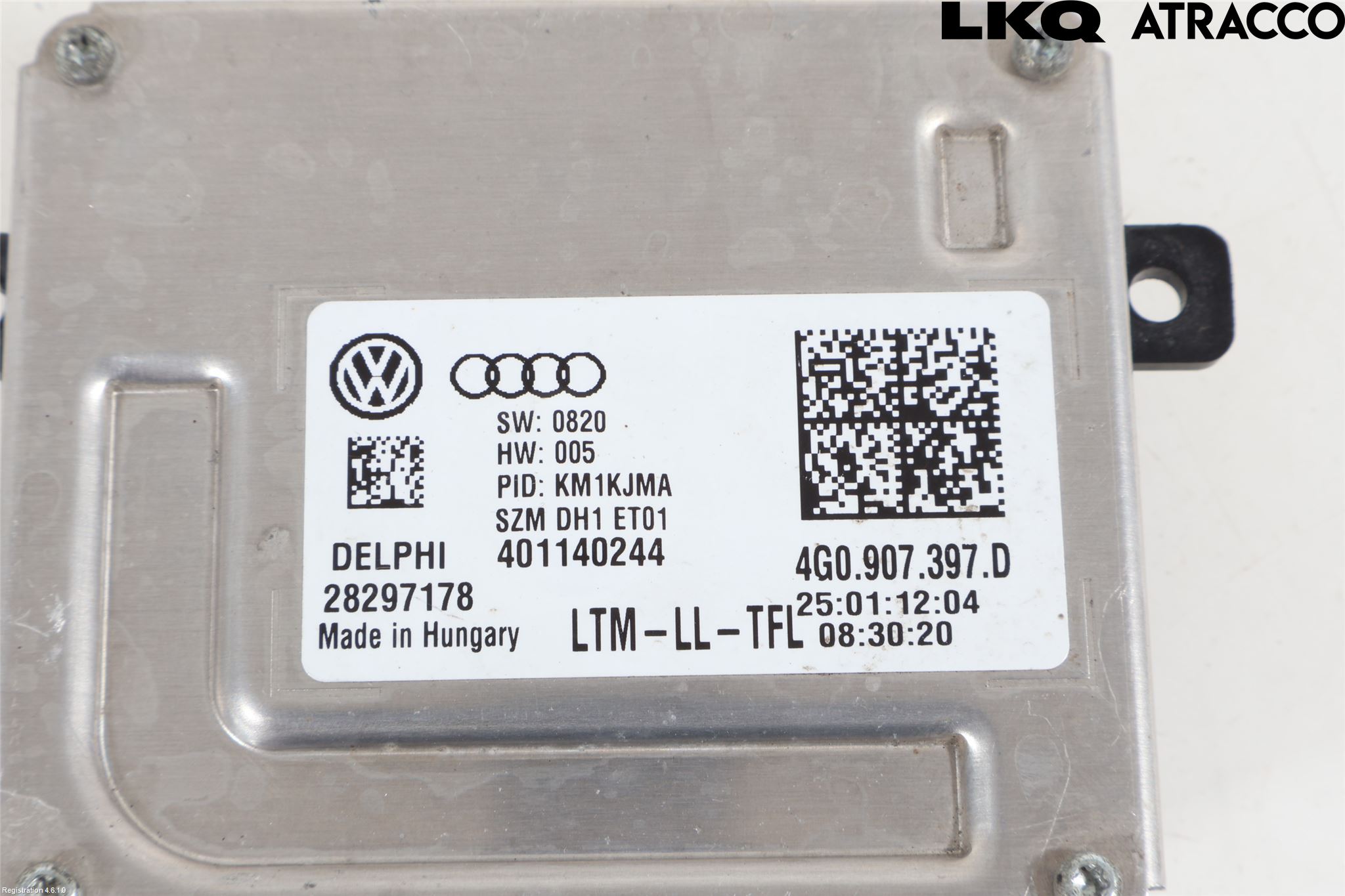 Audi A6/S6 4G 11-18 Styrenhet Strålkastare