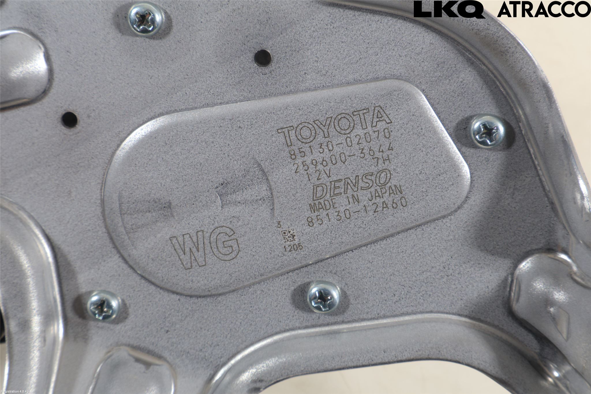 Toyota COROLLA 19- Torkarmotor Baklucka