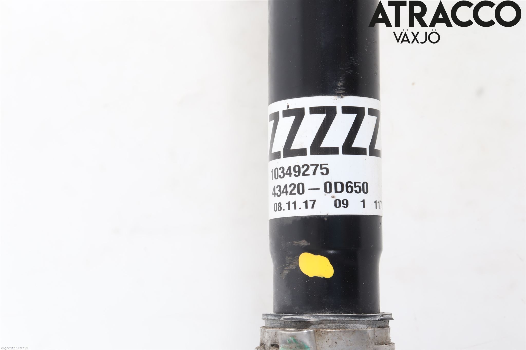 Toyota YARIS XP130 15-20 Drivaxel Fram Vänster