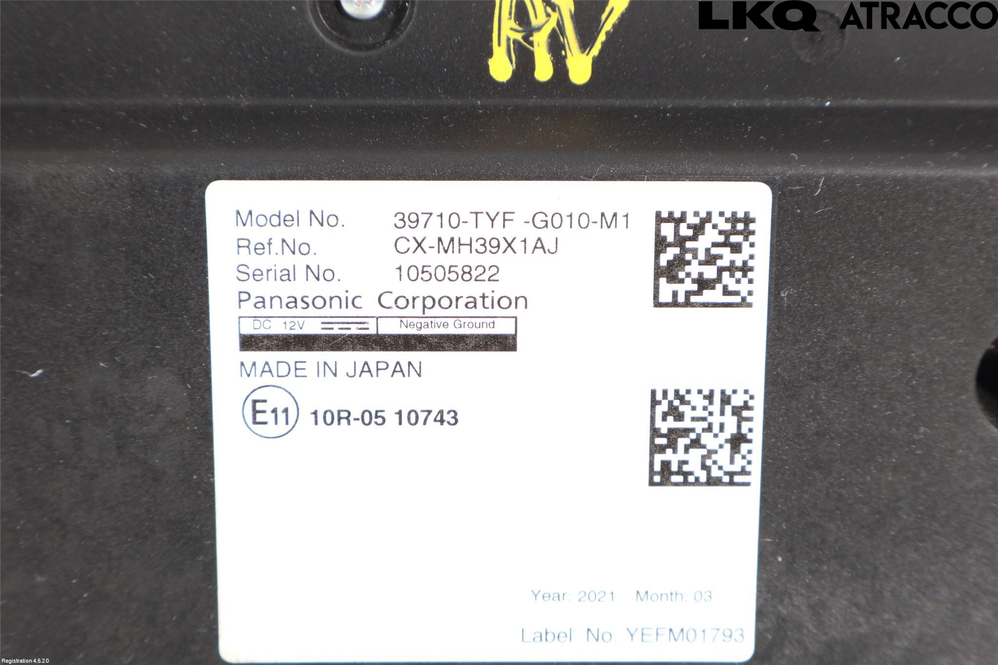 Honda E 20-23 Multifunktionsdisplay