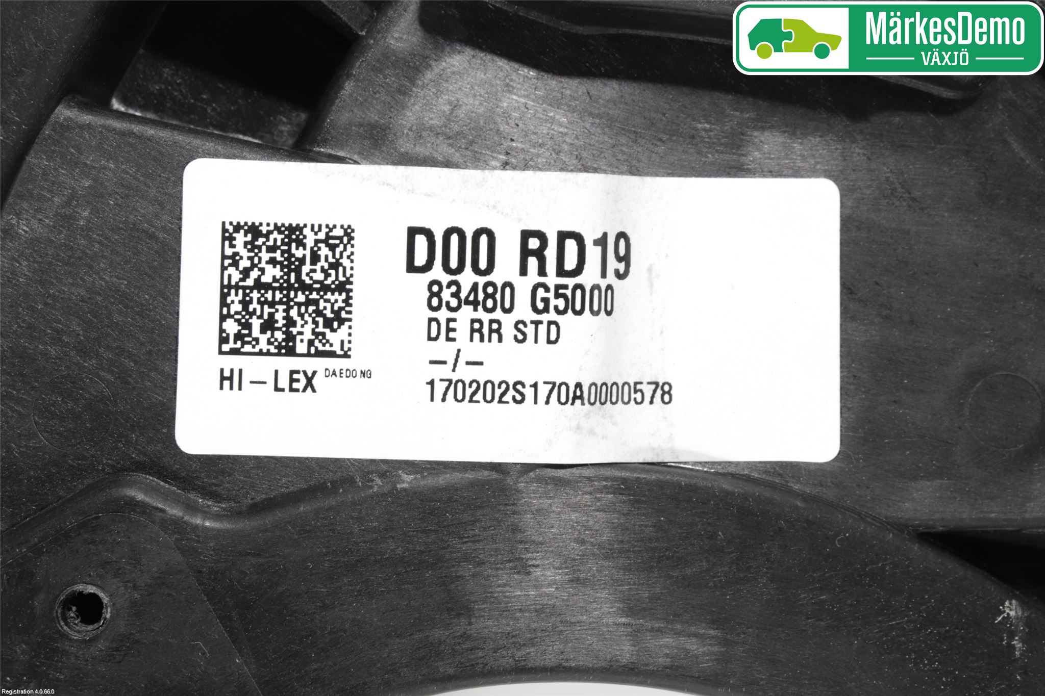 Kia NIRO (DE) 17-22 Fönsterhissmekanism
