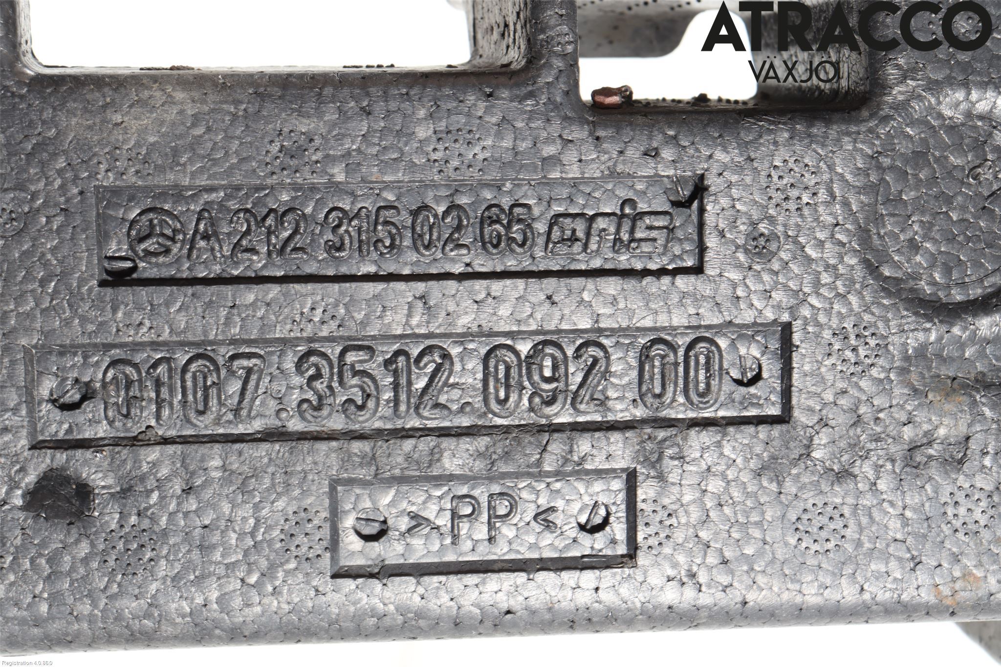 Mercedes-Benz MB E-KLASS (W212) 09-16 Stötfångare Deformelement Bak