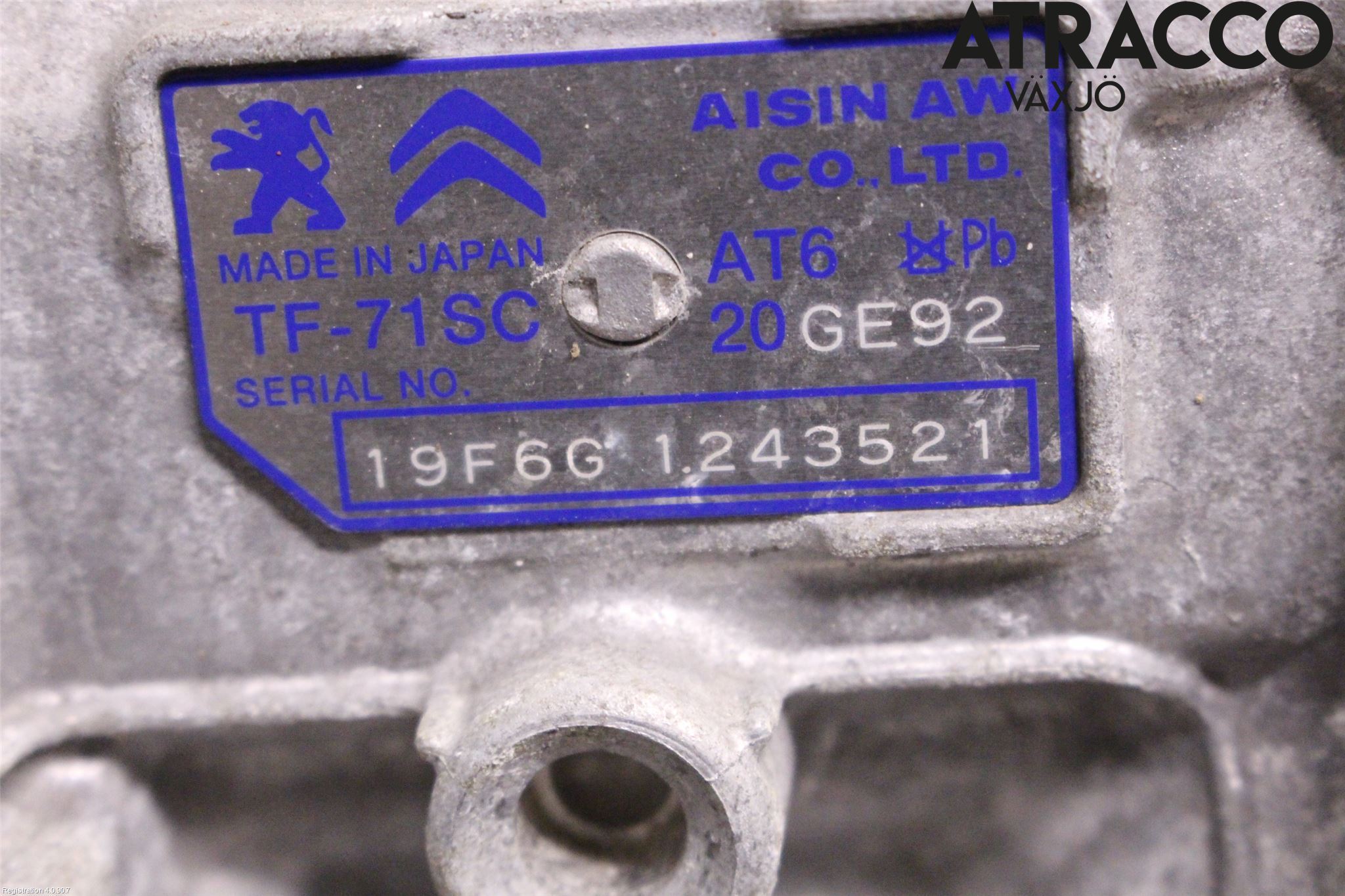 Peugeot 2008 13-20 Växellåda Automat