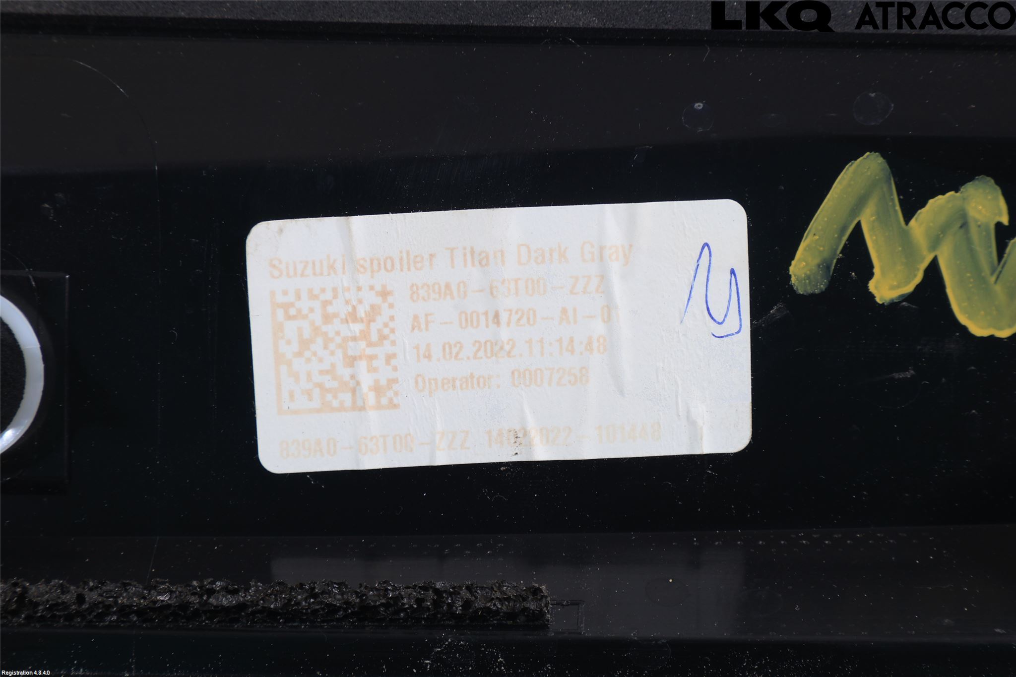 Suzuki SX4 S-CROSS 22- Spoiler Baklucka