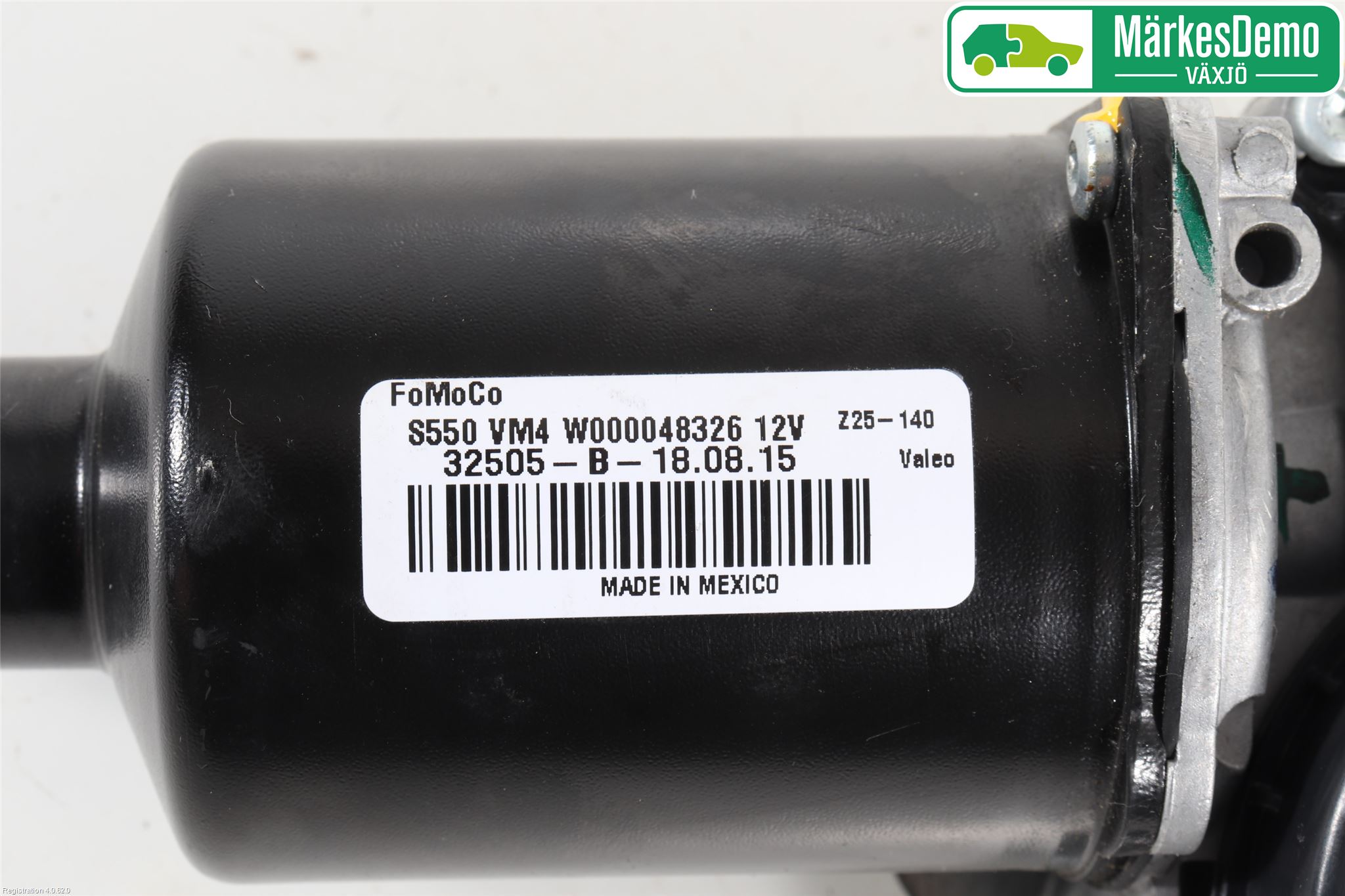 Ford MUSTANG VI 15-22 Torkarmotor Vindruta