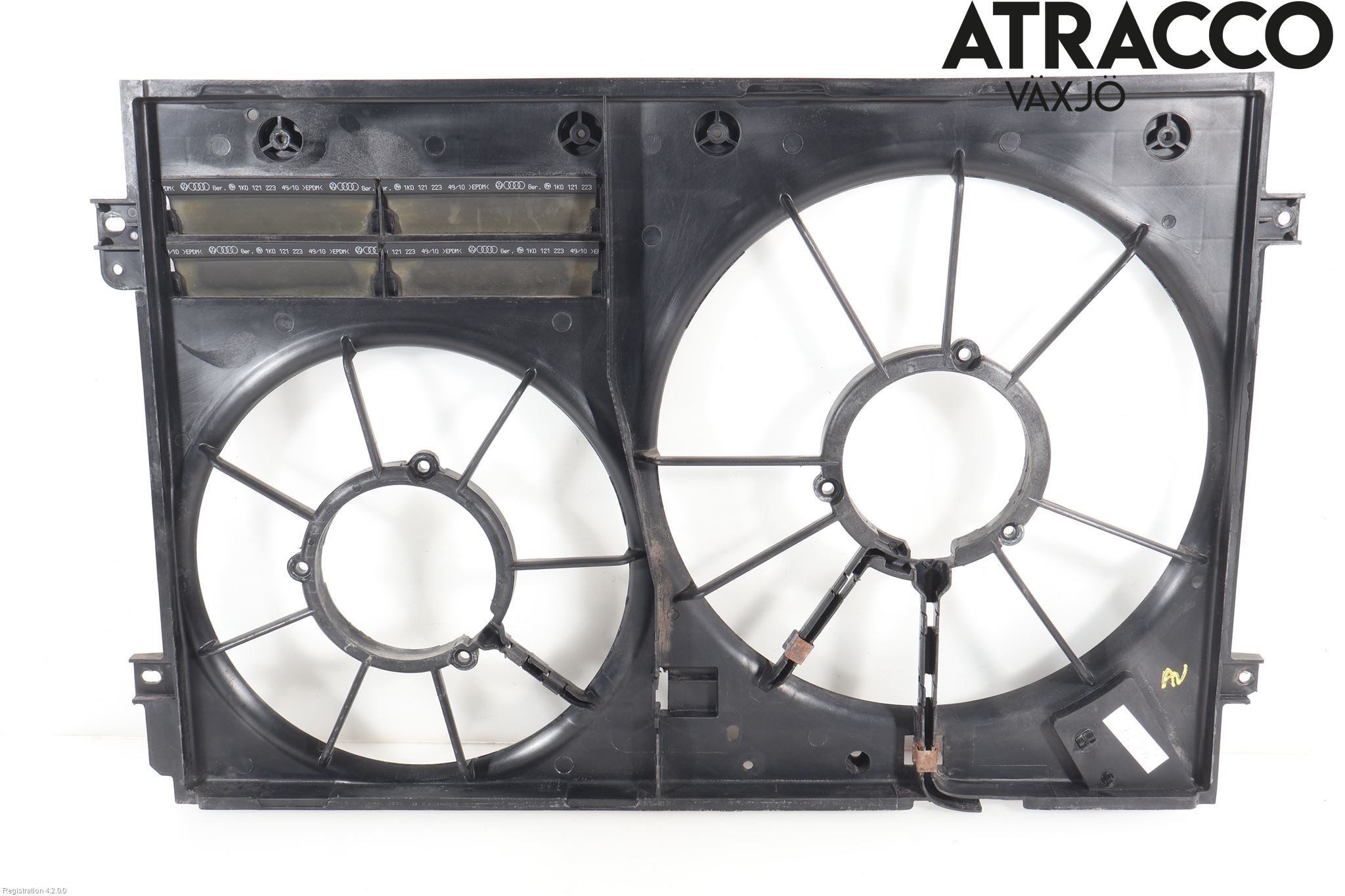 Volkswagen VW GOLF VI 09-13 Kylfläktkåpa