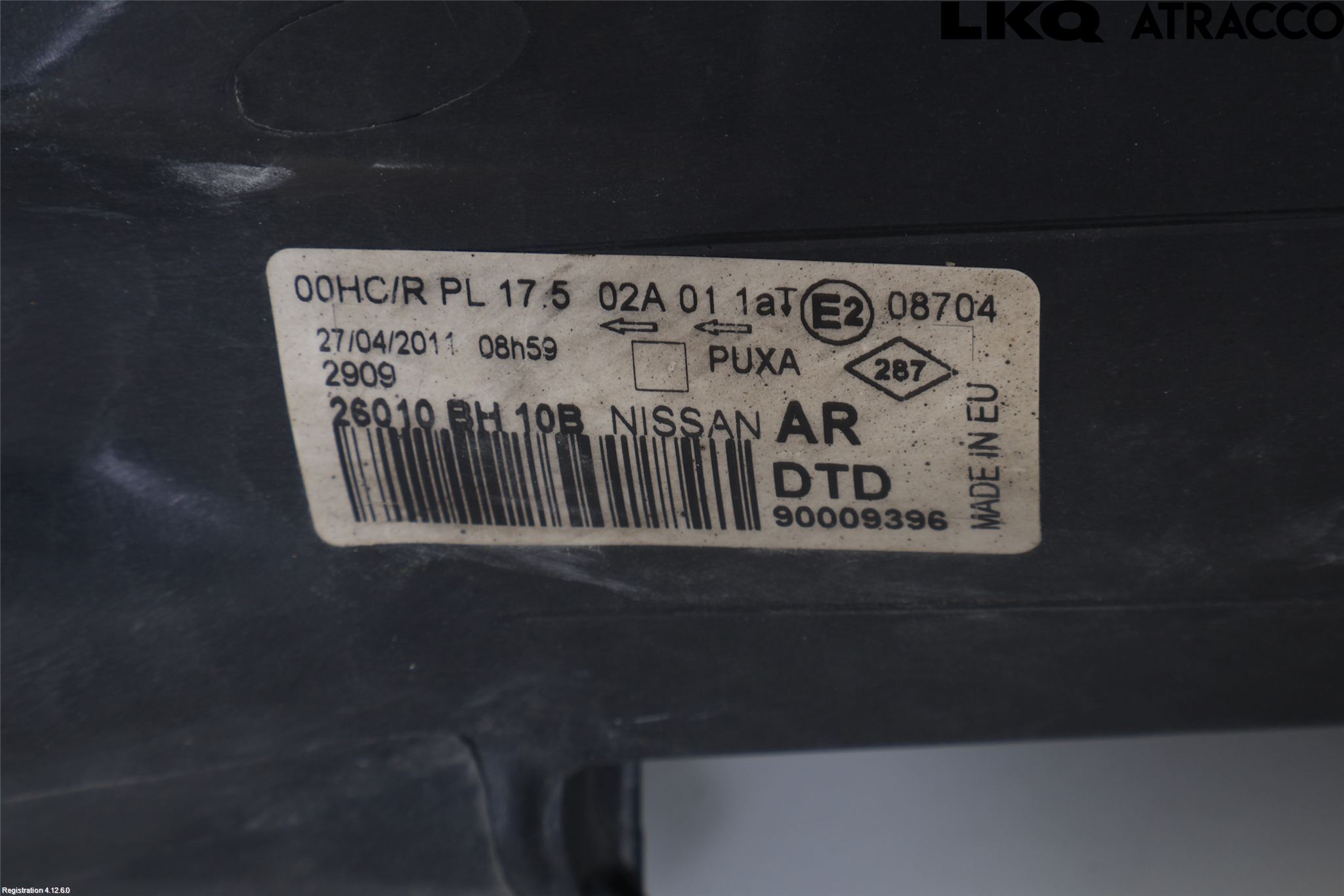 Nissan NOTE E11 06-14 Strålkastare Höger