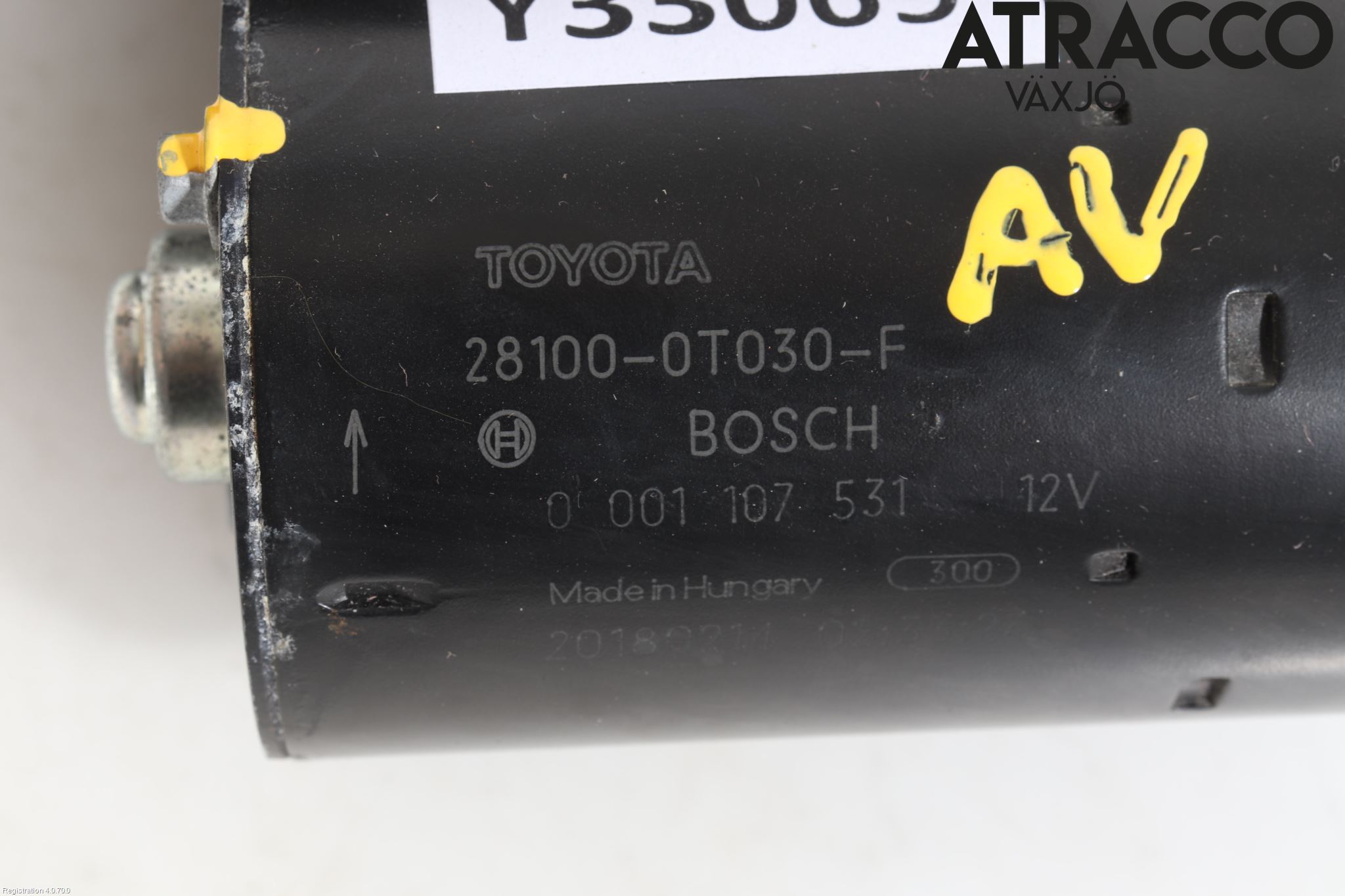 Toyota AVENSIS 16-18 Startmotor
