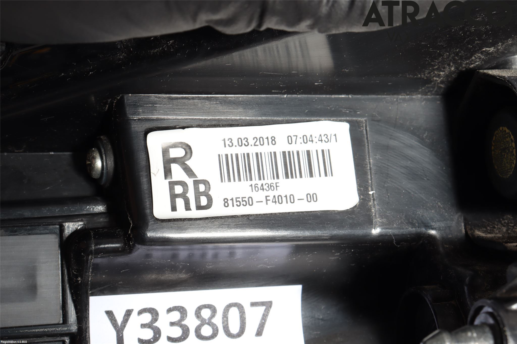 Toyota C-HR 16-23 Bakljus Höger