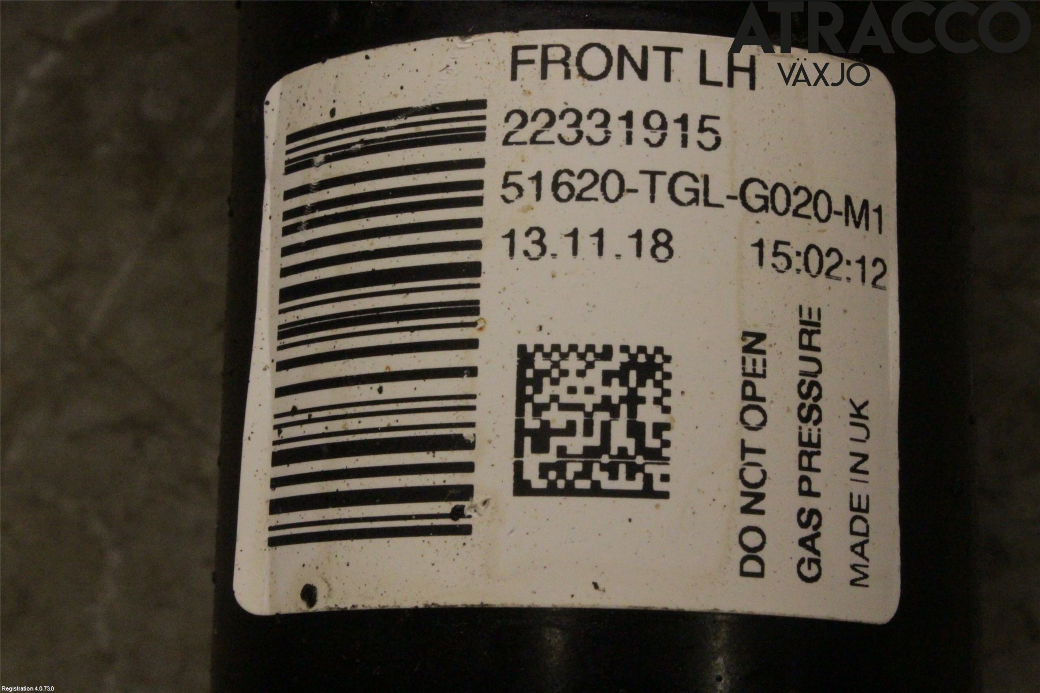 Honda CIVIC 17-22 Fjäderben Fram Vänster