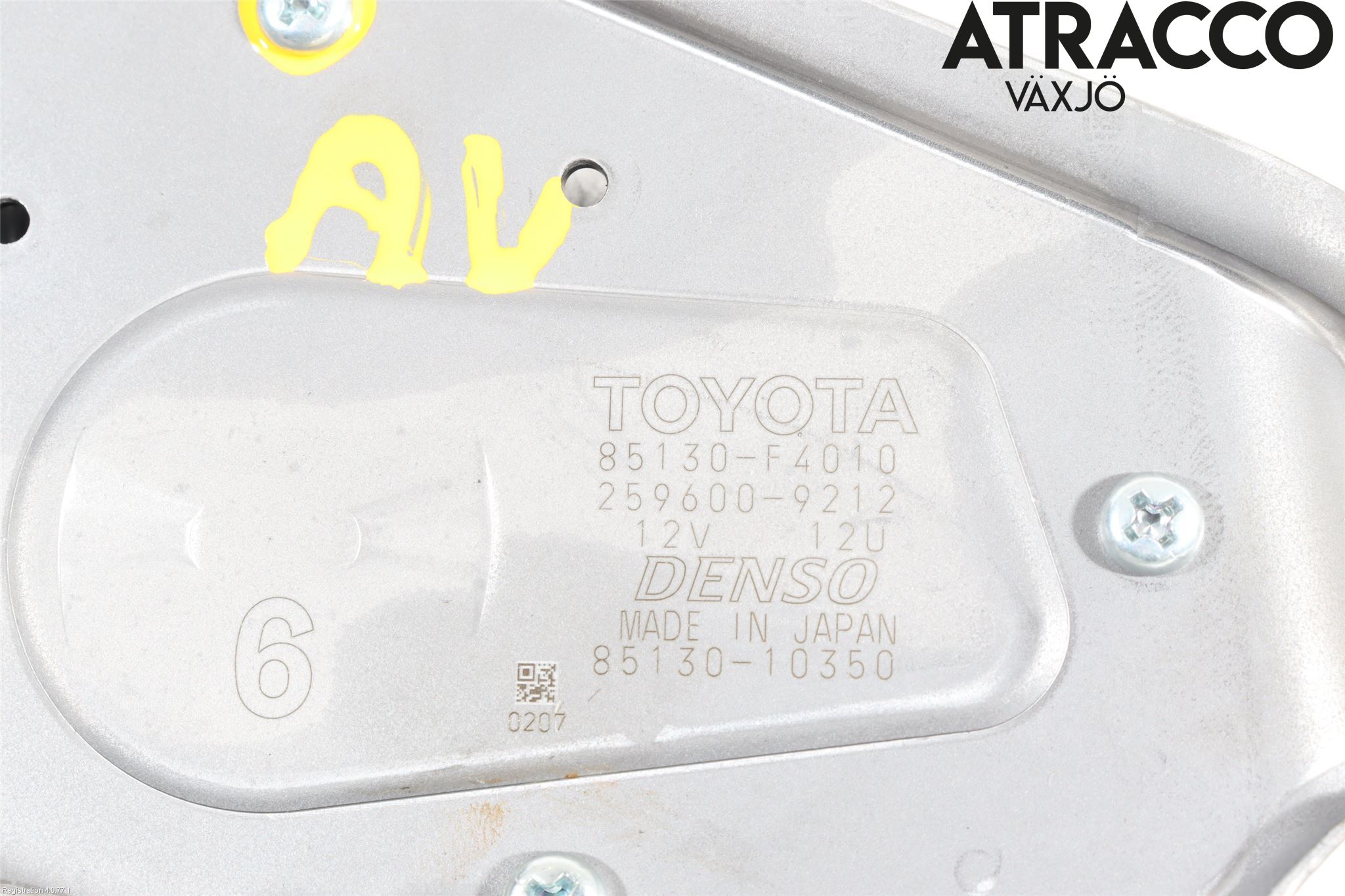 Toyota C-HR 16-23 Torkarmotor Baklucka