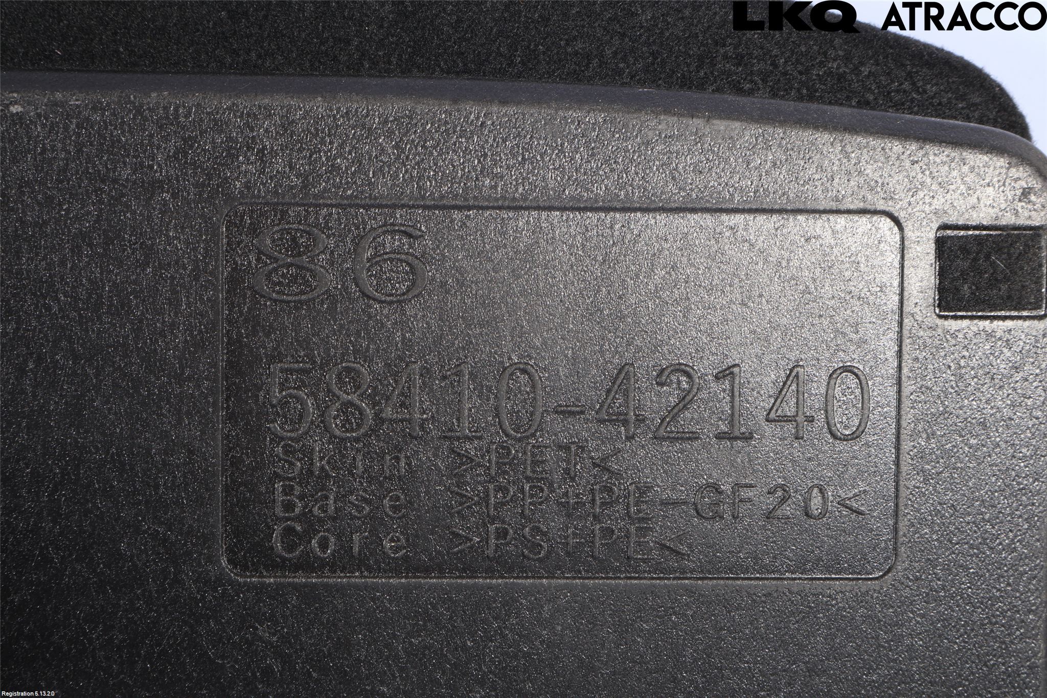 Toyota bZ4X EA10 22- Bagage Golv