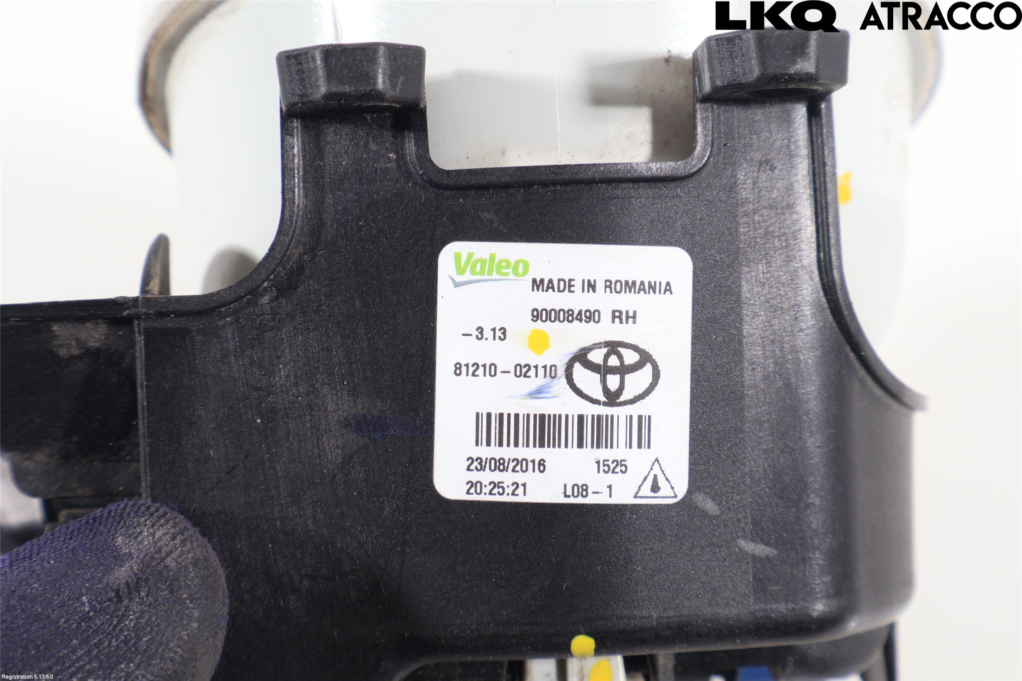Toyota YARIS XP130 15-20 Dimljus-Varselljus Fram