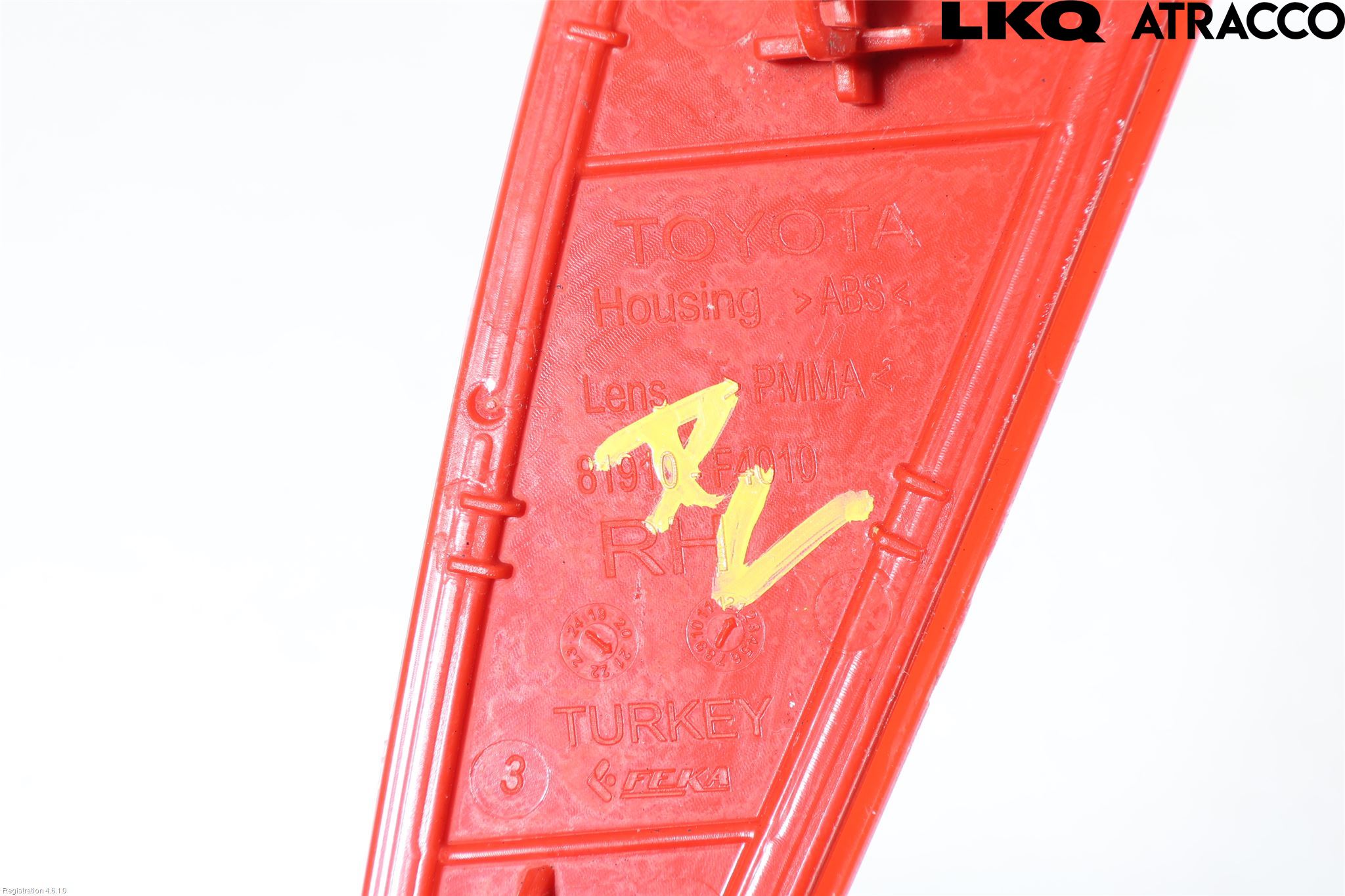 Toyota YARIS XP21 20- Dimljus/Reflex Bak