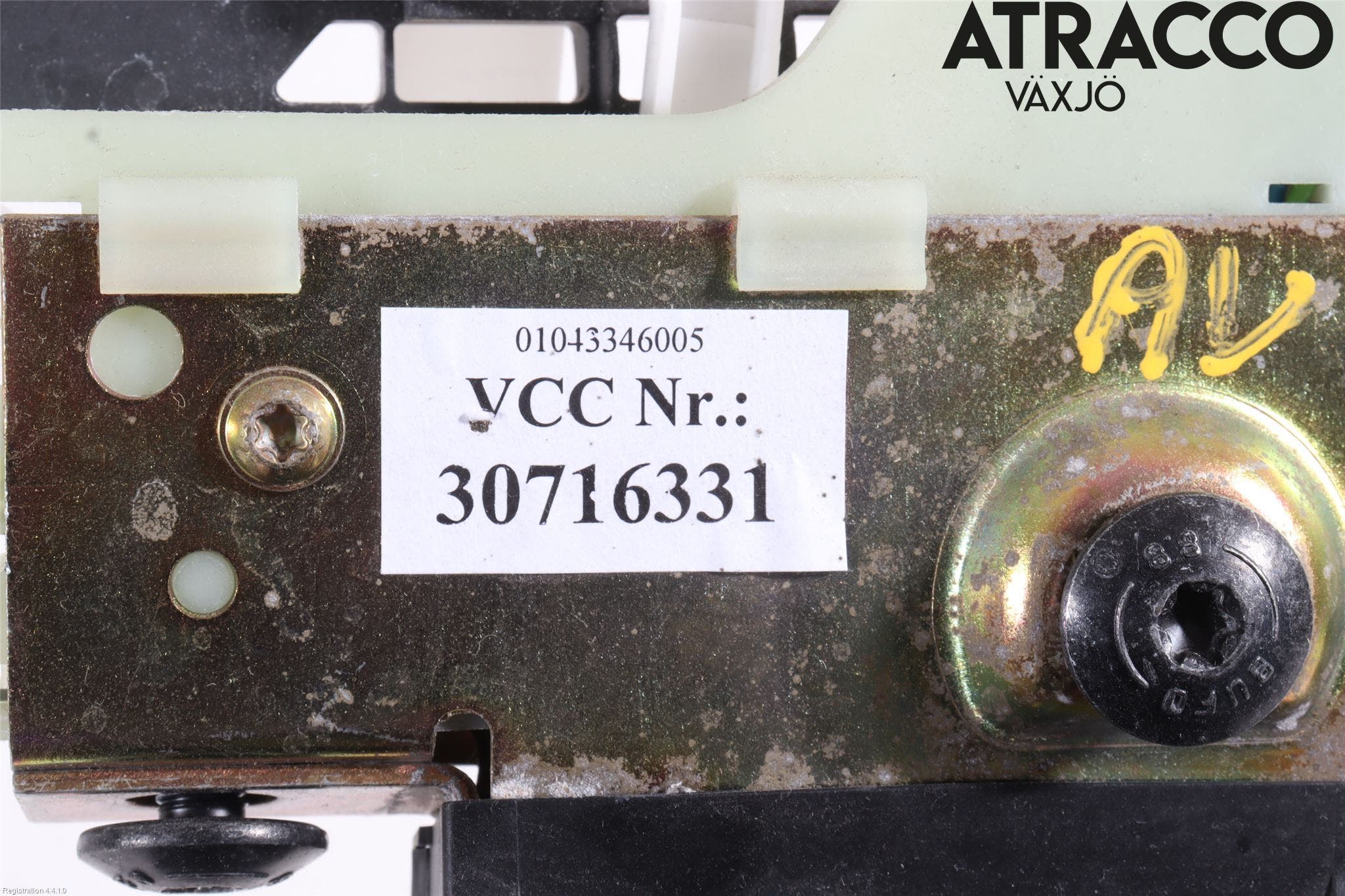 Volvo V70 05-08 Låskista Baklucka