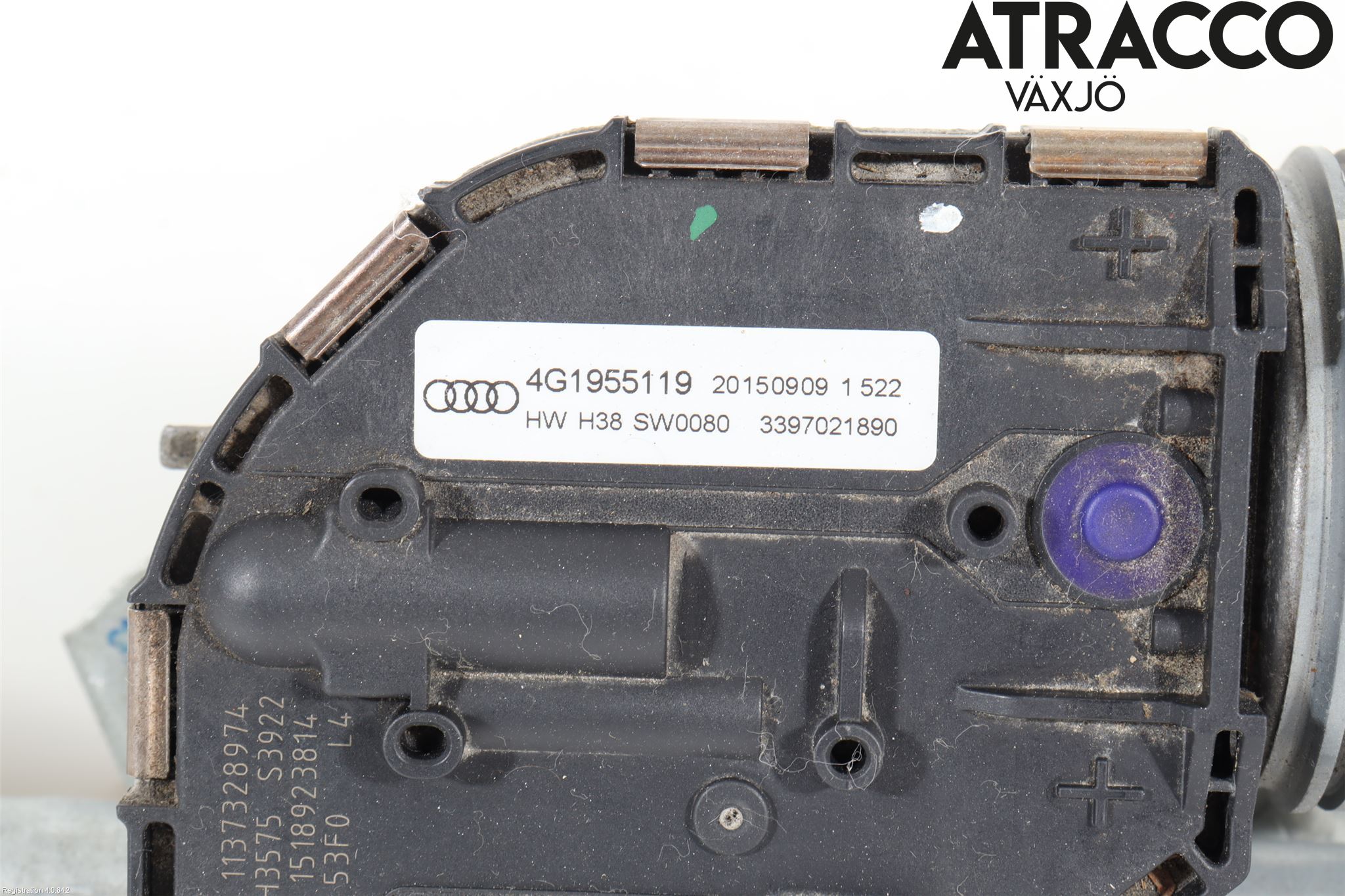 Audi A6/S6 4G 11-18 Torkarmekanism Vindruta