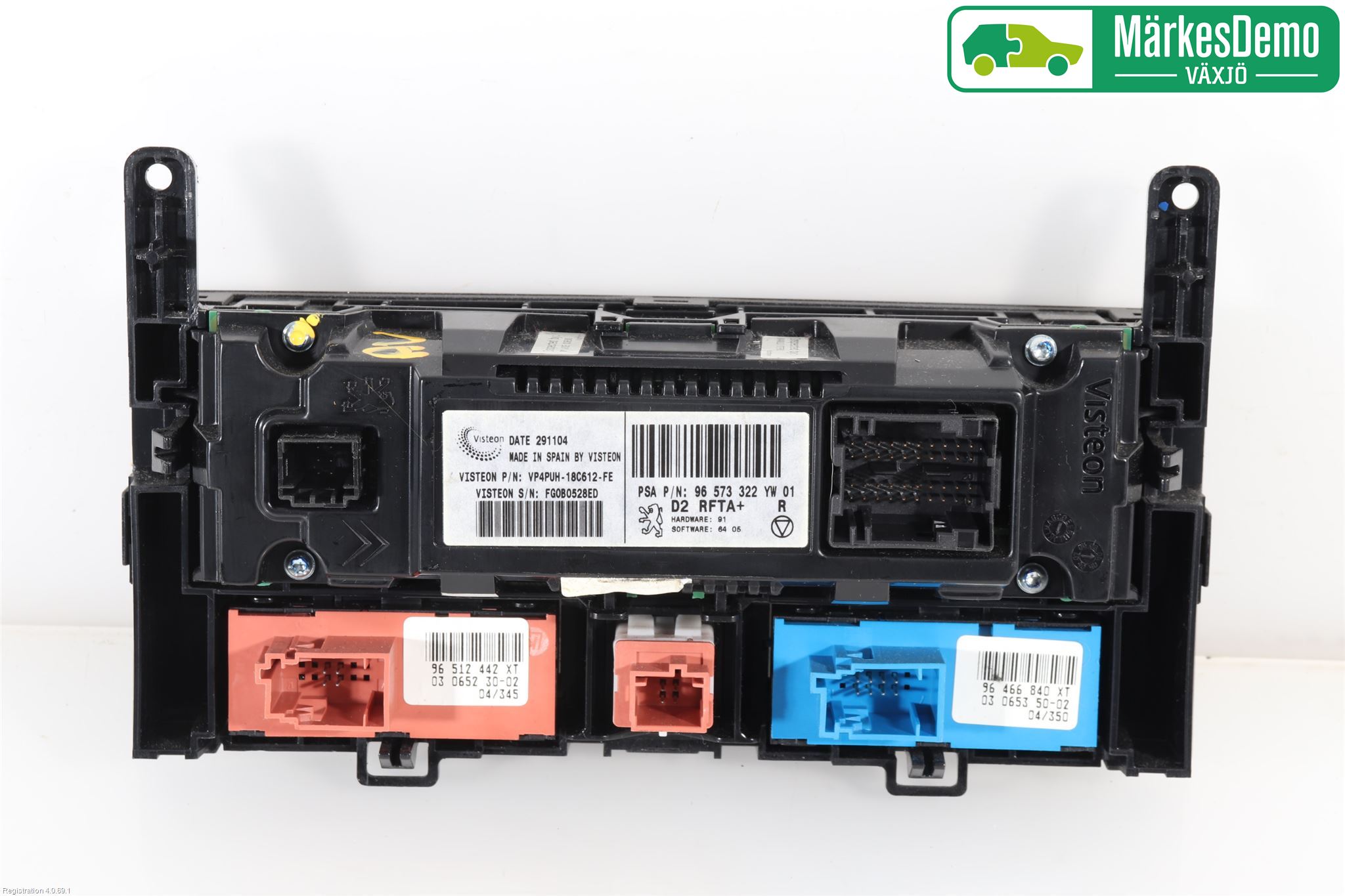 Peugeot 407 Ac Styrenhet Ac Manöveren