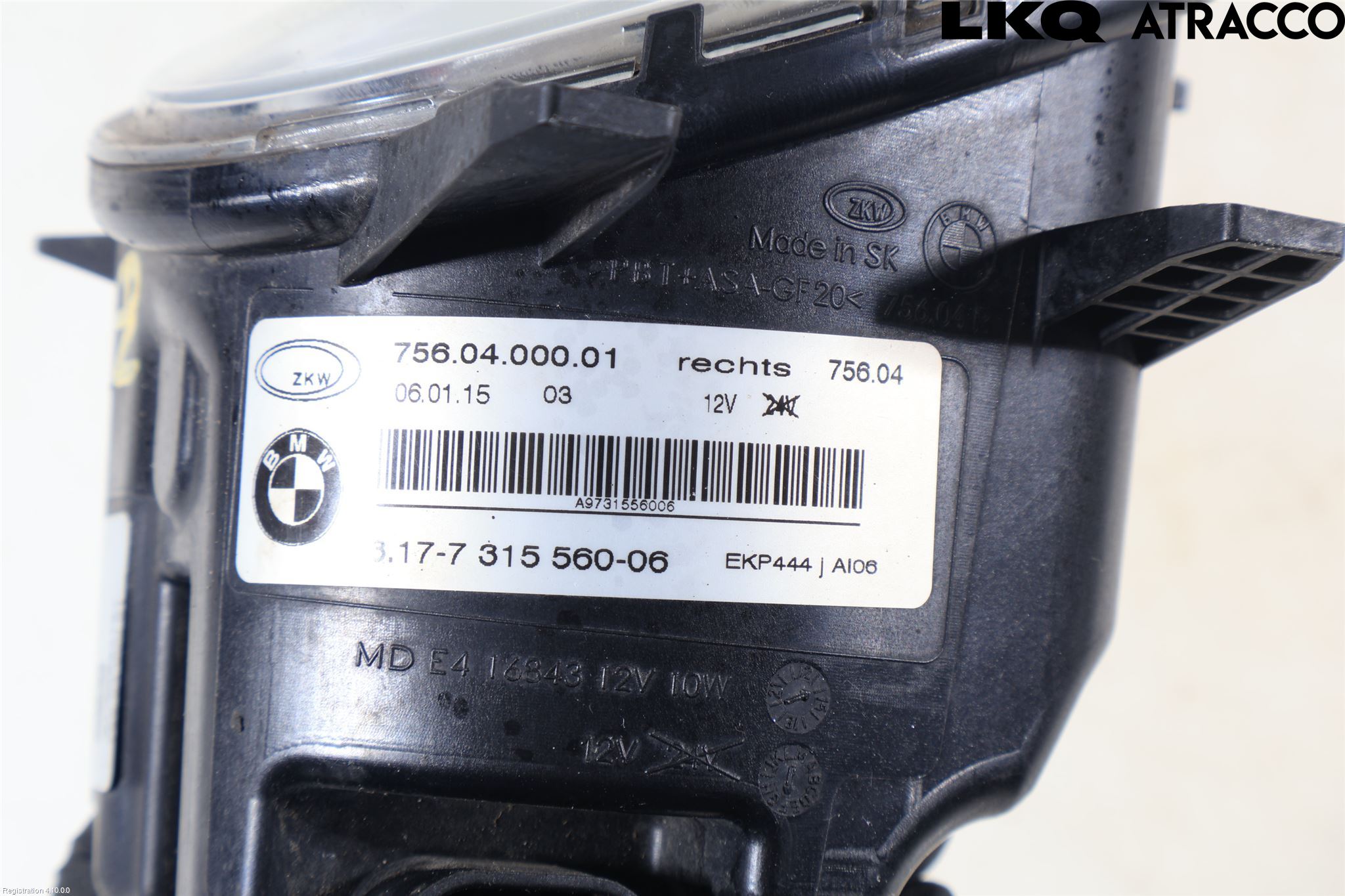 BMW 1 F20/F21 11-19 Dimljus-Varselljus Fram