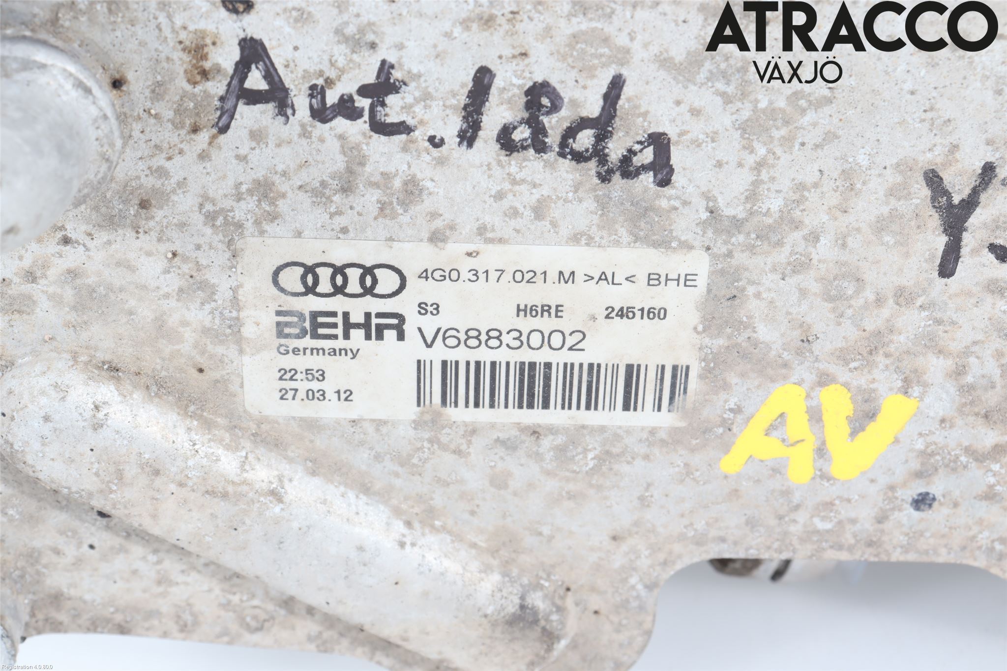 Audi A6/S6 4G 11-18 Oljekylare Automat