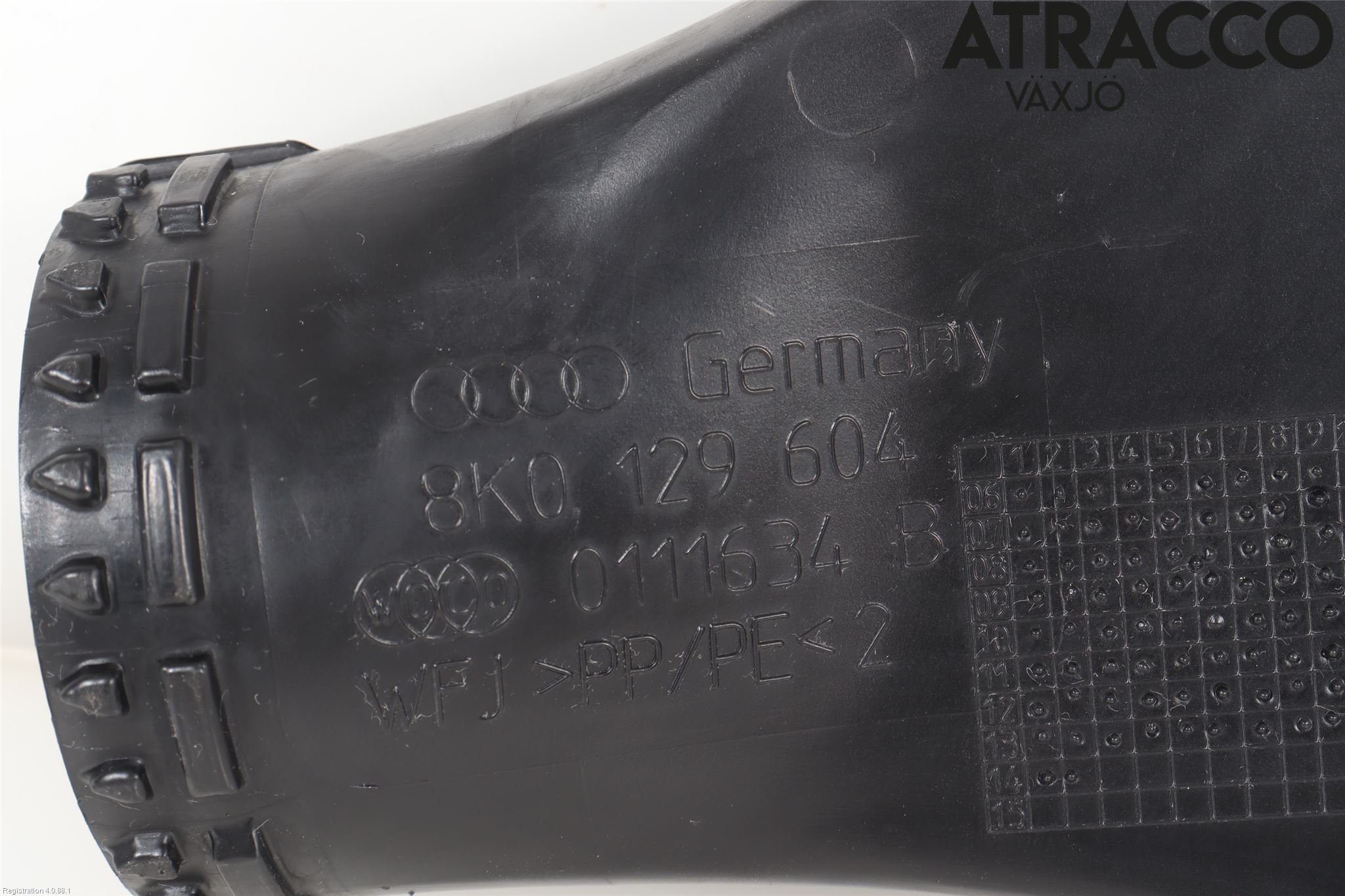 Audi A5 07-16 Förg-Bälg-Rör Mot Luftr