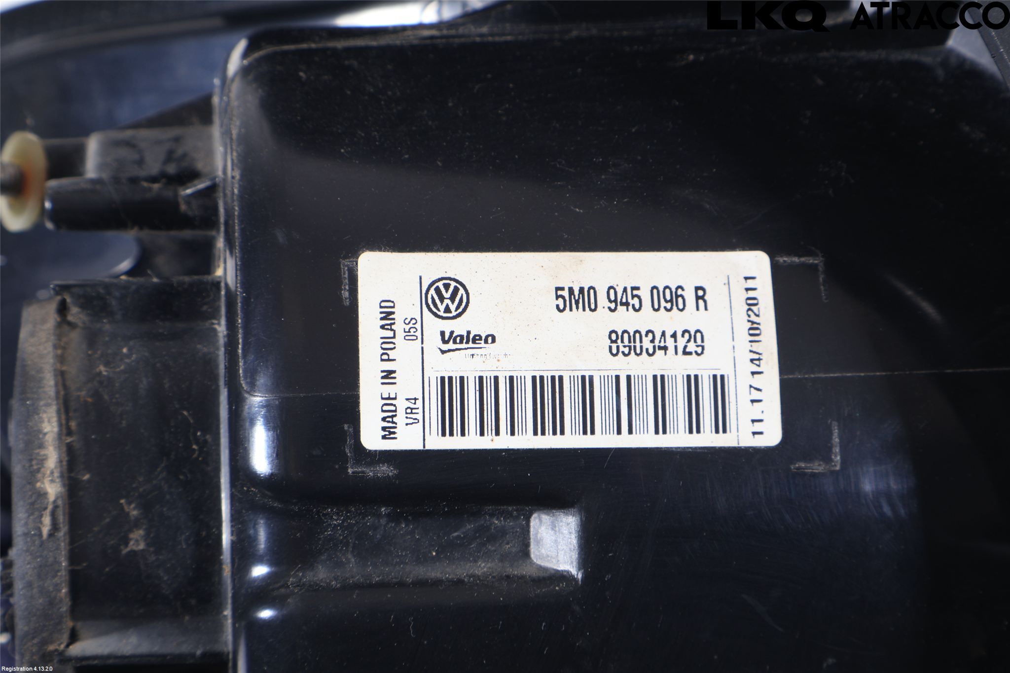 Volkswagen VW GOLF PLUS/CROSS GOLF 04-14 Bakljus Höger