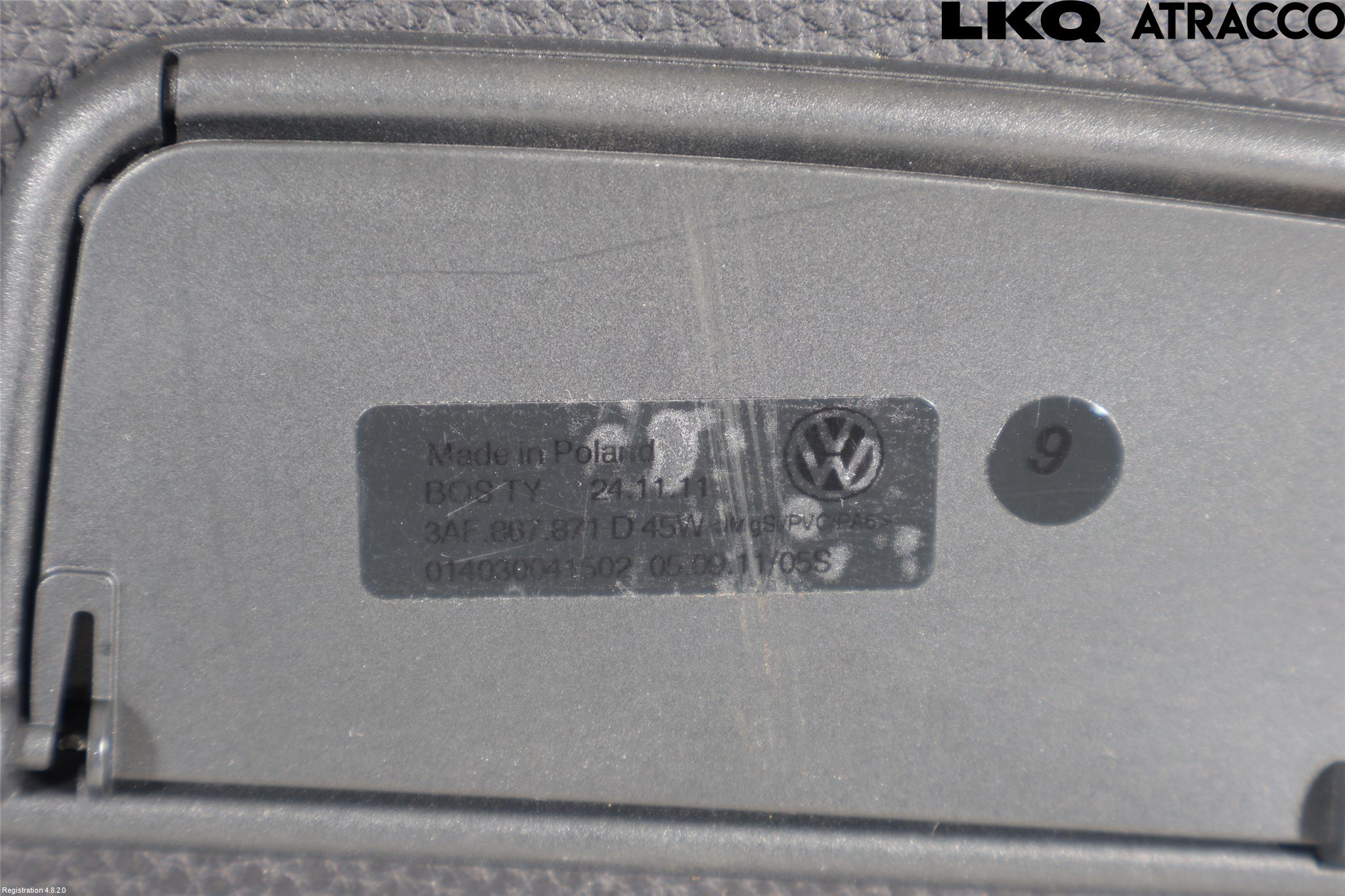 Volkswagen VW PASSAT 11-14 Insynskydd