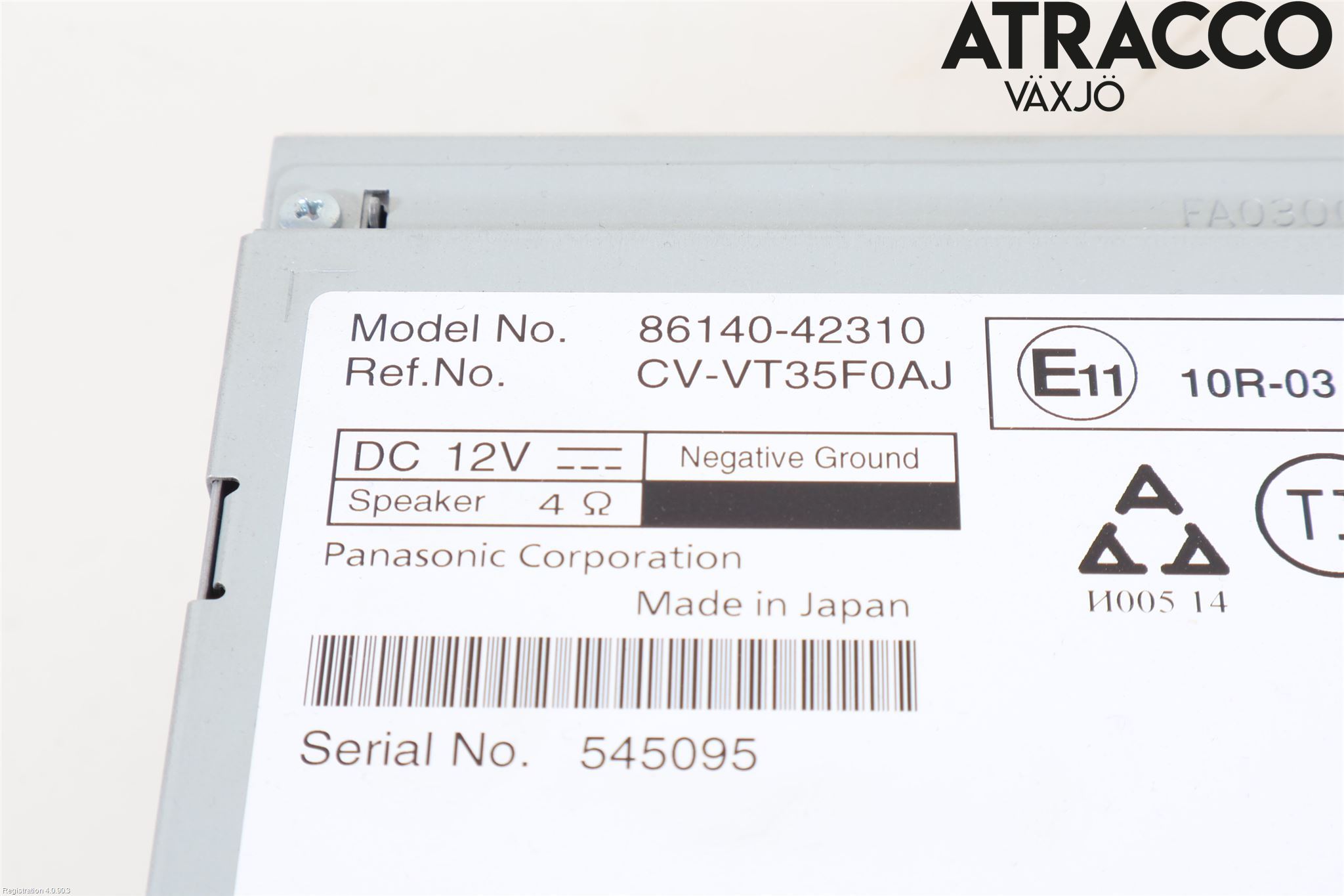 Toyota RAV4 13-18 Cd Radio - Multimediapanel