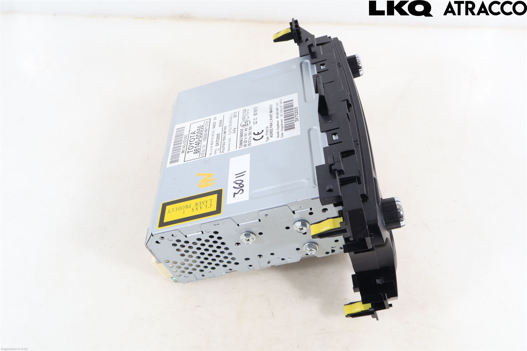Toyota YARIS XP130 12-14 Cd Radio - Multimediapanel