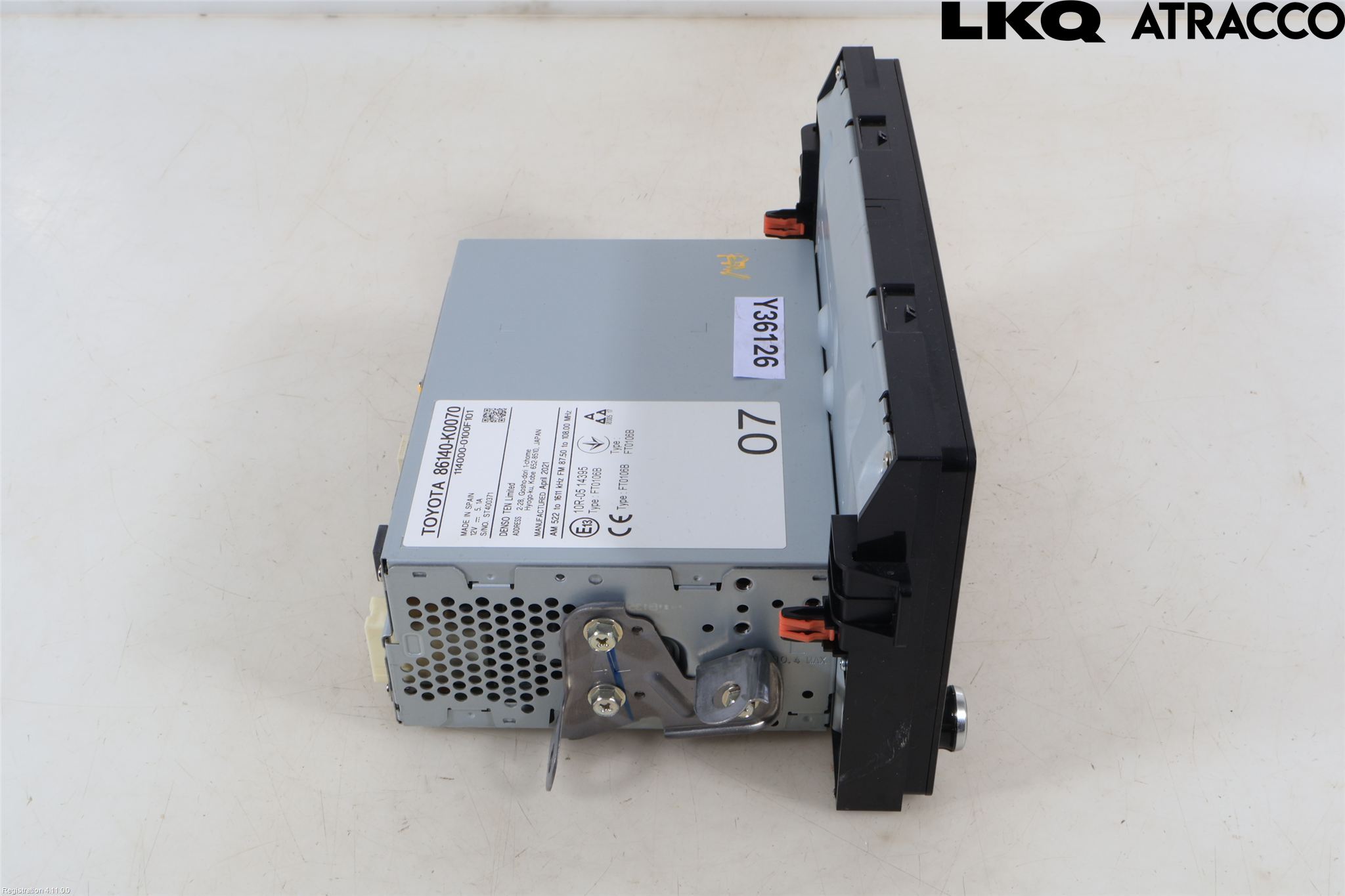 Toyota YARIS XP21 20- Cd Radio - Multimediapanel