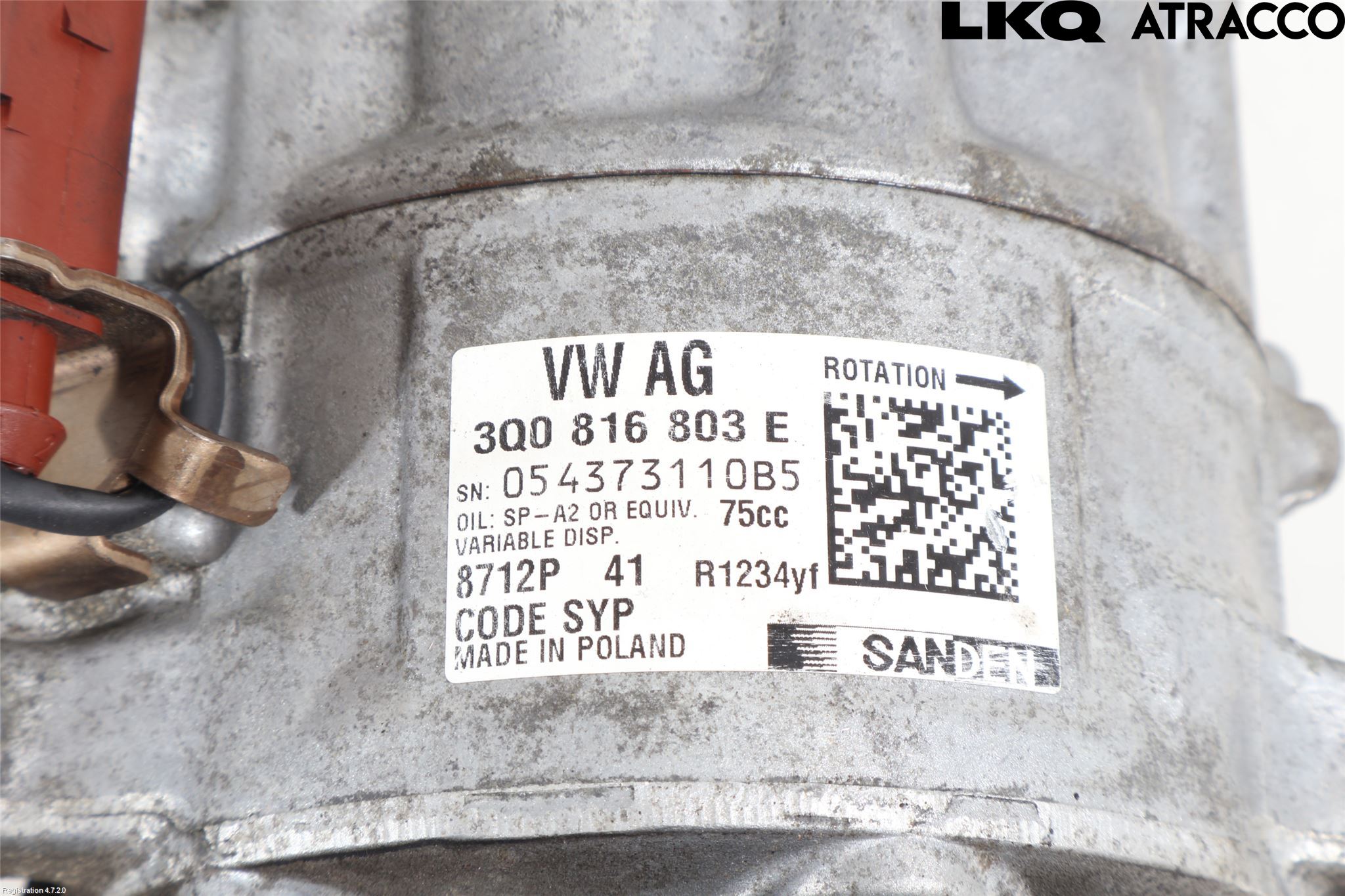 Volkswagen VW ARTEON 17- Ac Kompressor