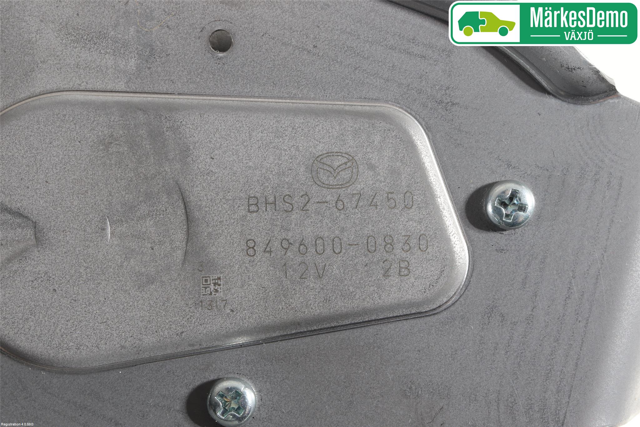Mazda 3 III 14-19 Torkarmotor Baklucka