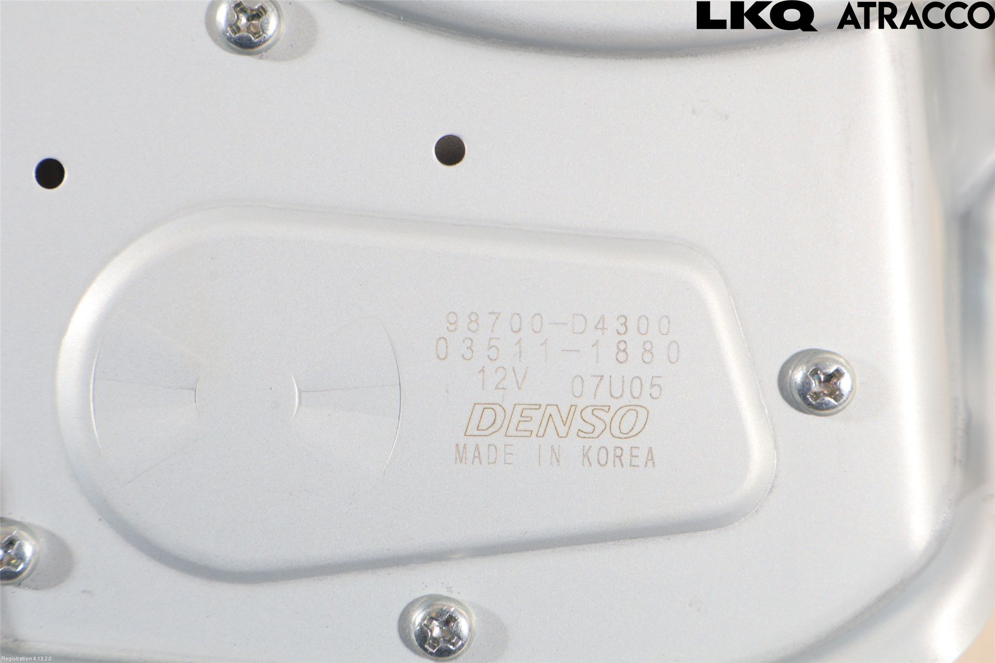 Kia OPTIMA 16-20 Torkarmotor Baklucka