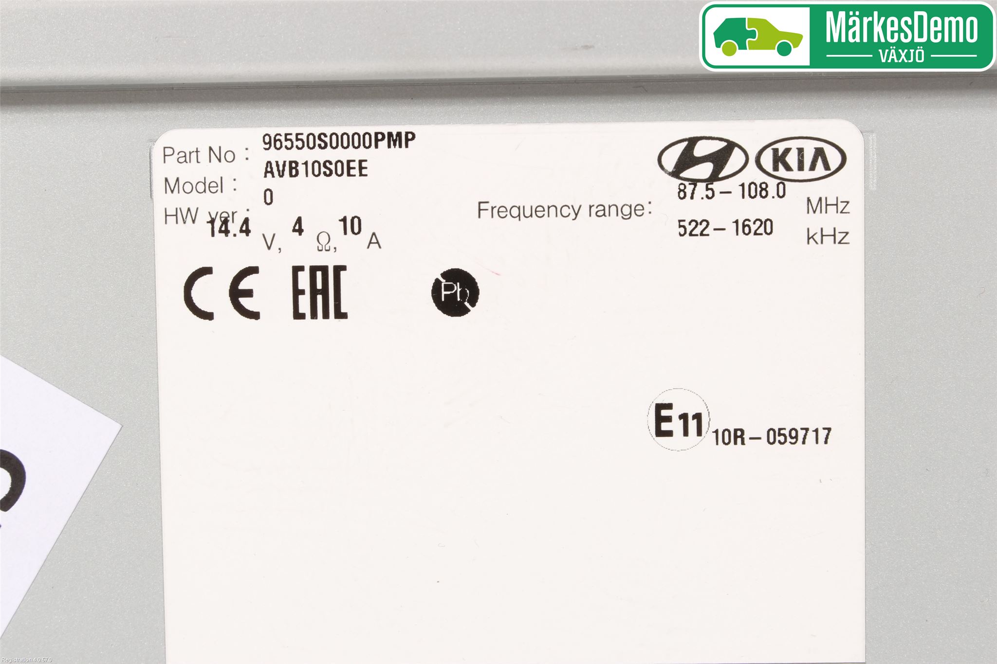 Hyundai i30 PD 17- Cd Radio - Multimediapanel