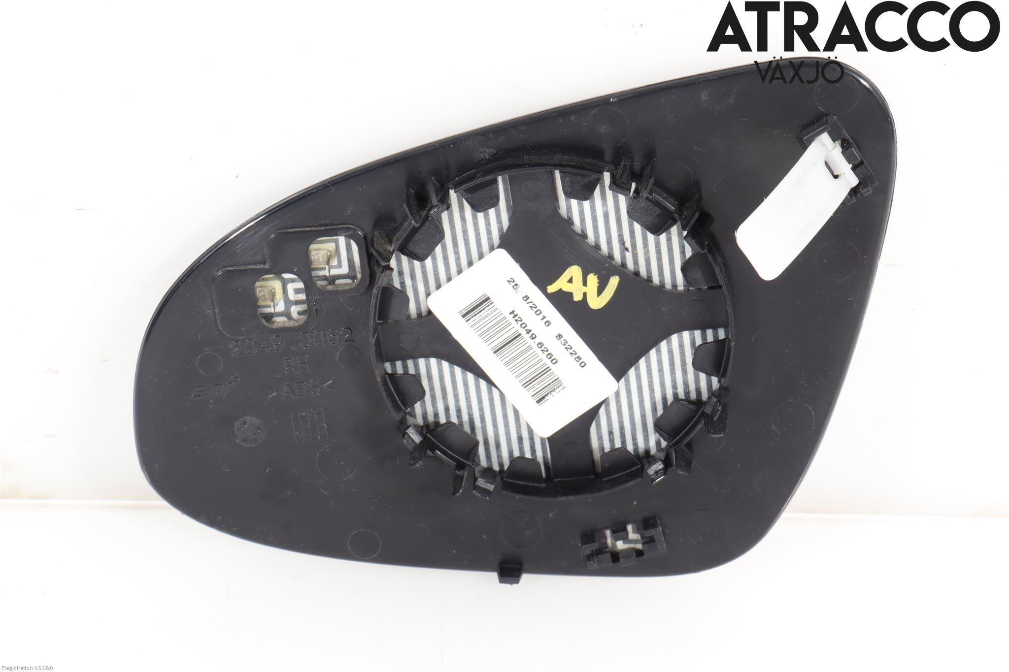 Toyota AURIS 13-19 Spegelglas Hö