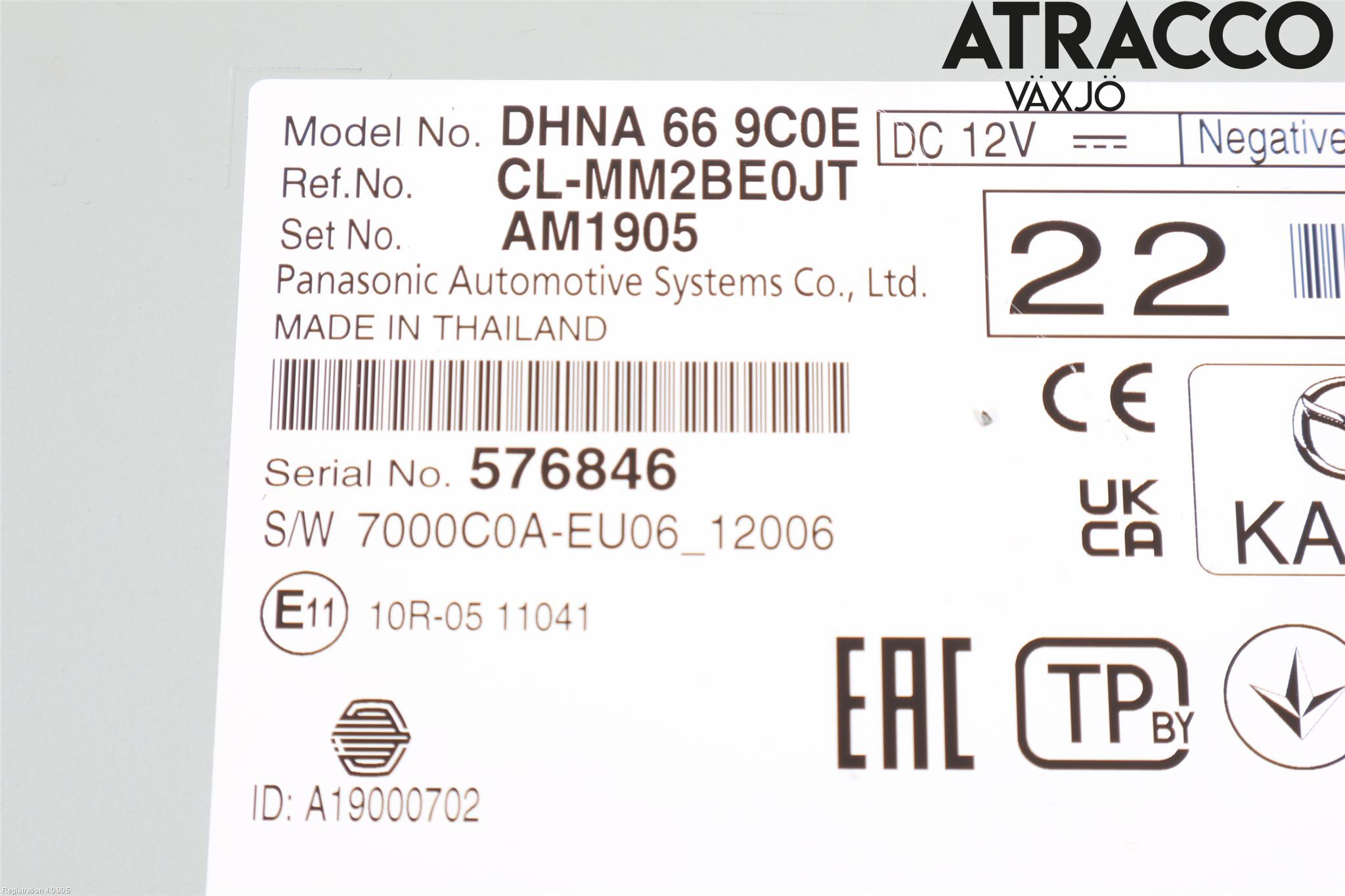 Mazda CX-30 20- Cd Radio - Multimediapanel