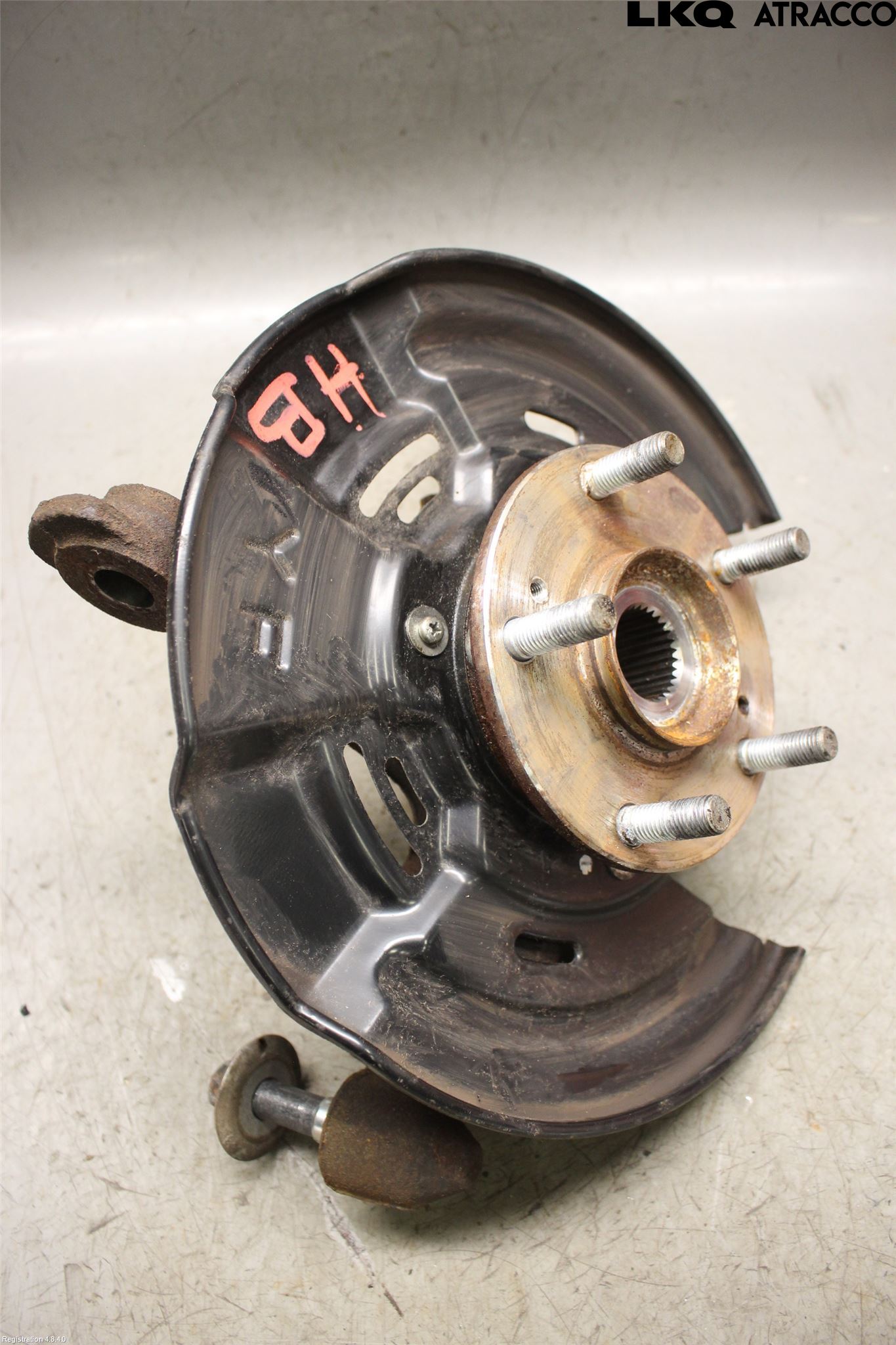 Honda E 20-23 Hjullagerhus-Spindel Hö B