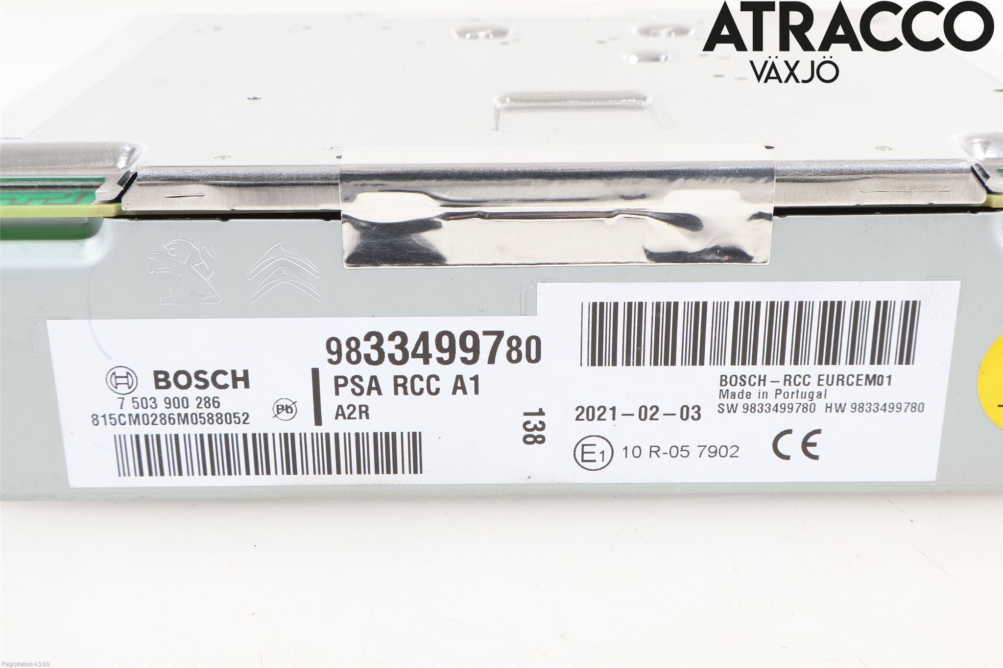 Peugeot 2008/E-2008 20- Cd Radio - Multimediapanel