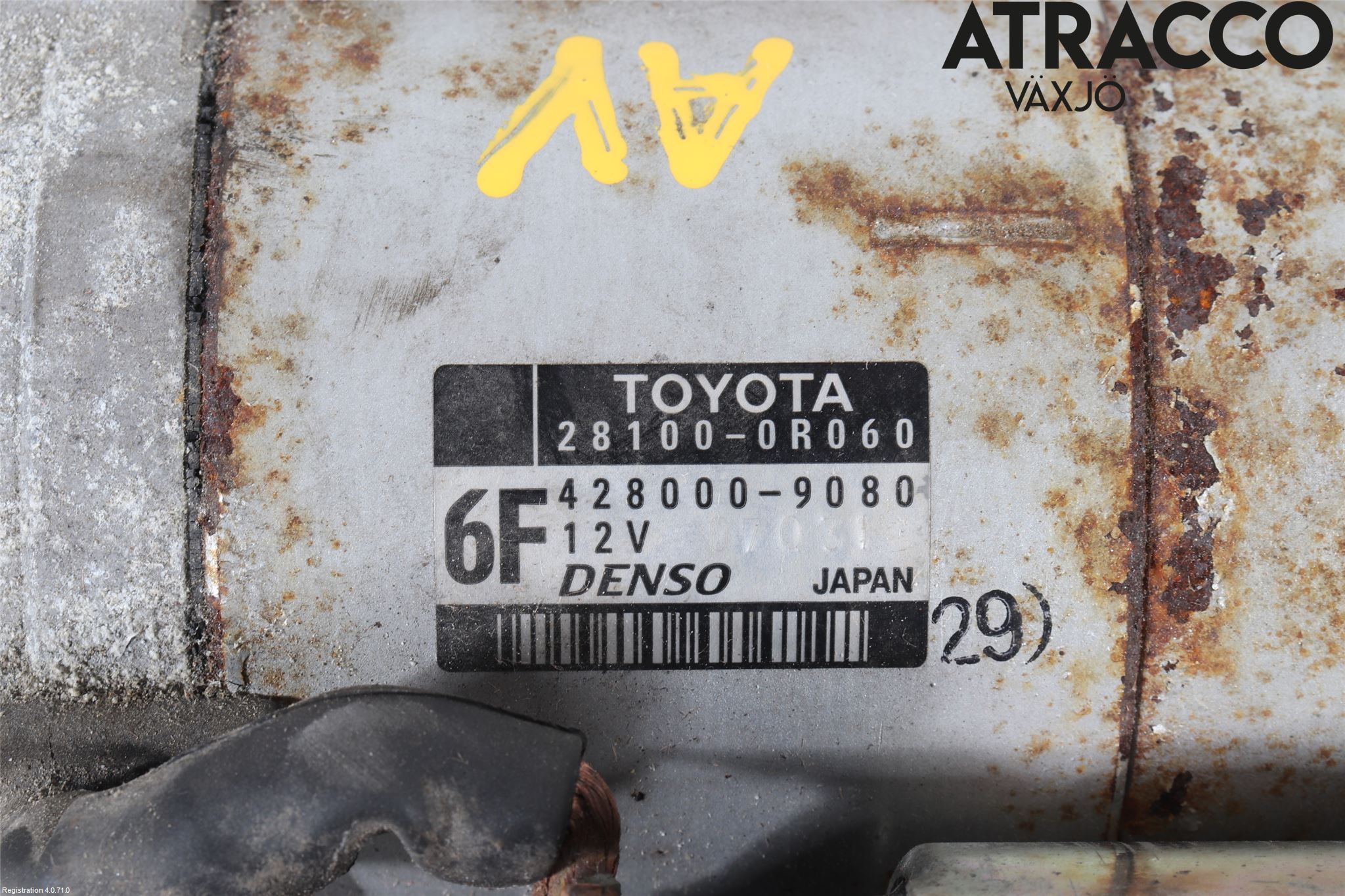 Toyota AURIS 13-19 Startmotor Diesel