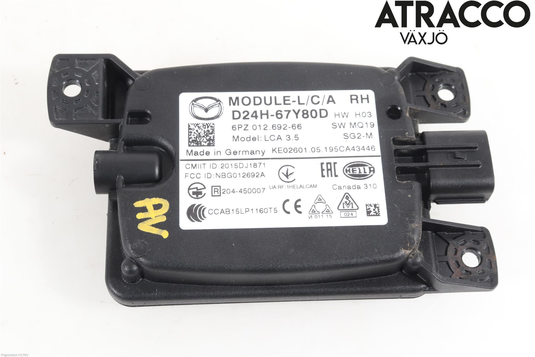 Mazda CX-3 Sensor Aktivt Kollisionsskydd