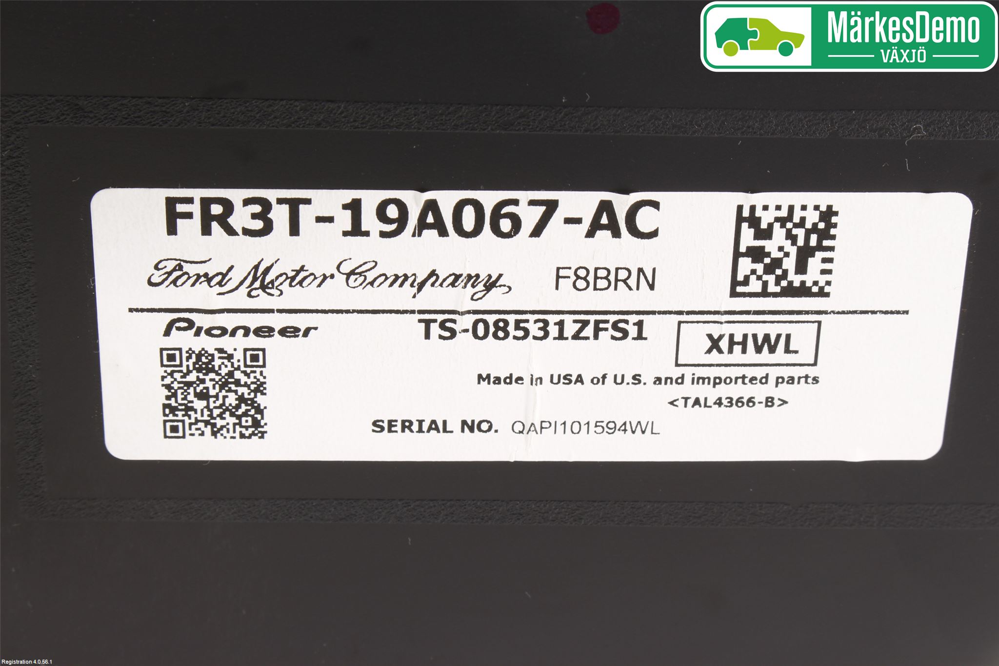 Ford MUSTANG VI 15-22 Högtalare