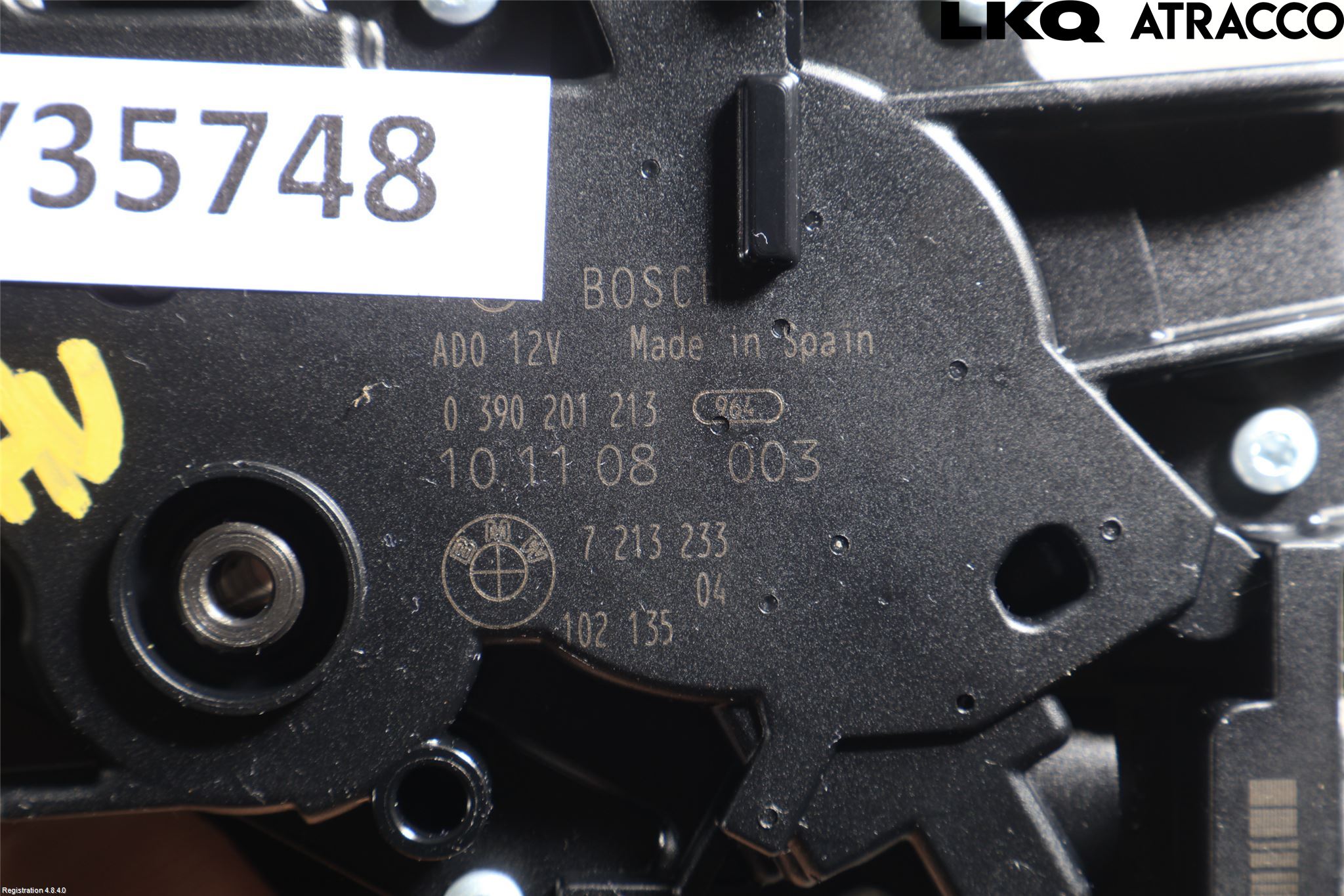 BMW 5 F10/F11/F18 09-17 Torkarmotor Baklucka