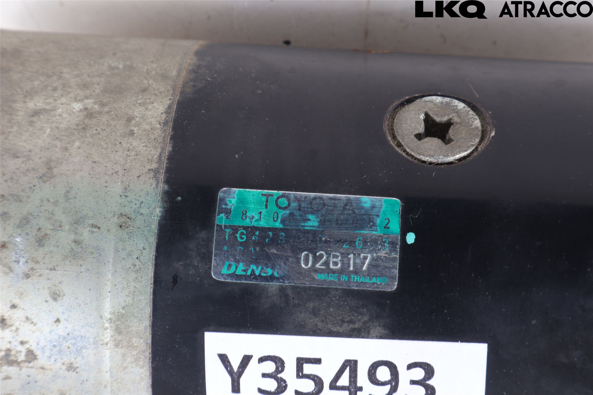 Toyota HILUX 16- Startmotor Diesel