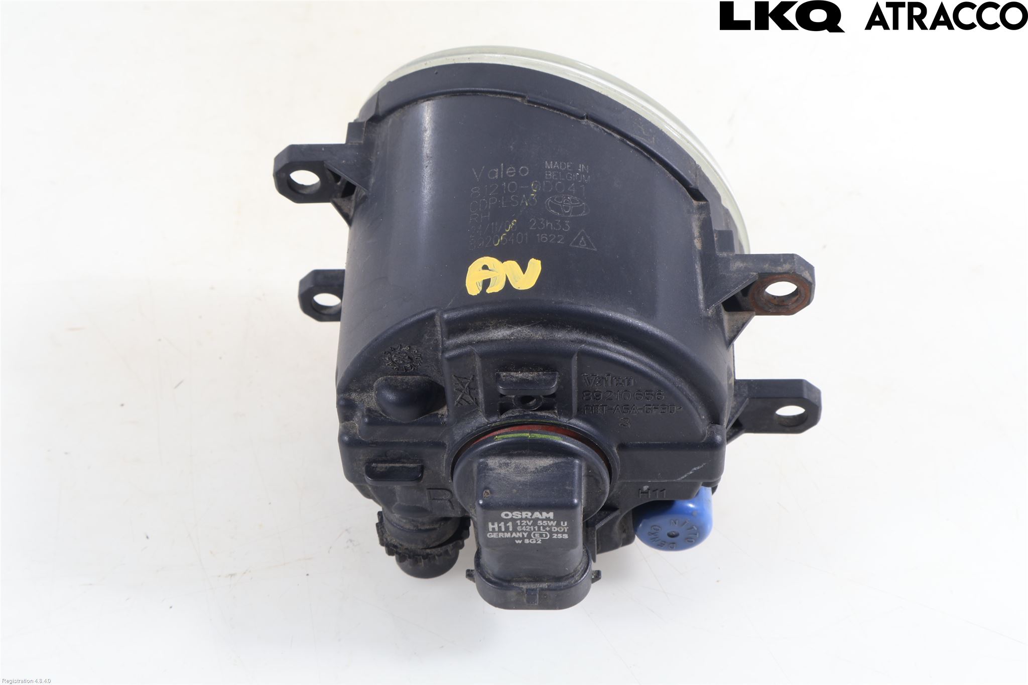Toyota AVENSIS 09-15 Dimljus-Varselljus Fram
