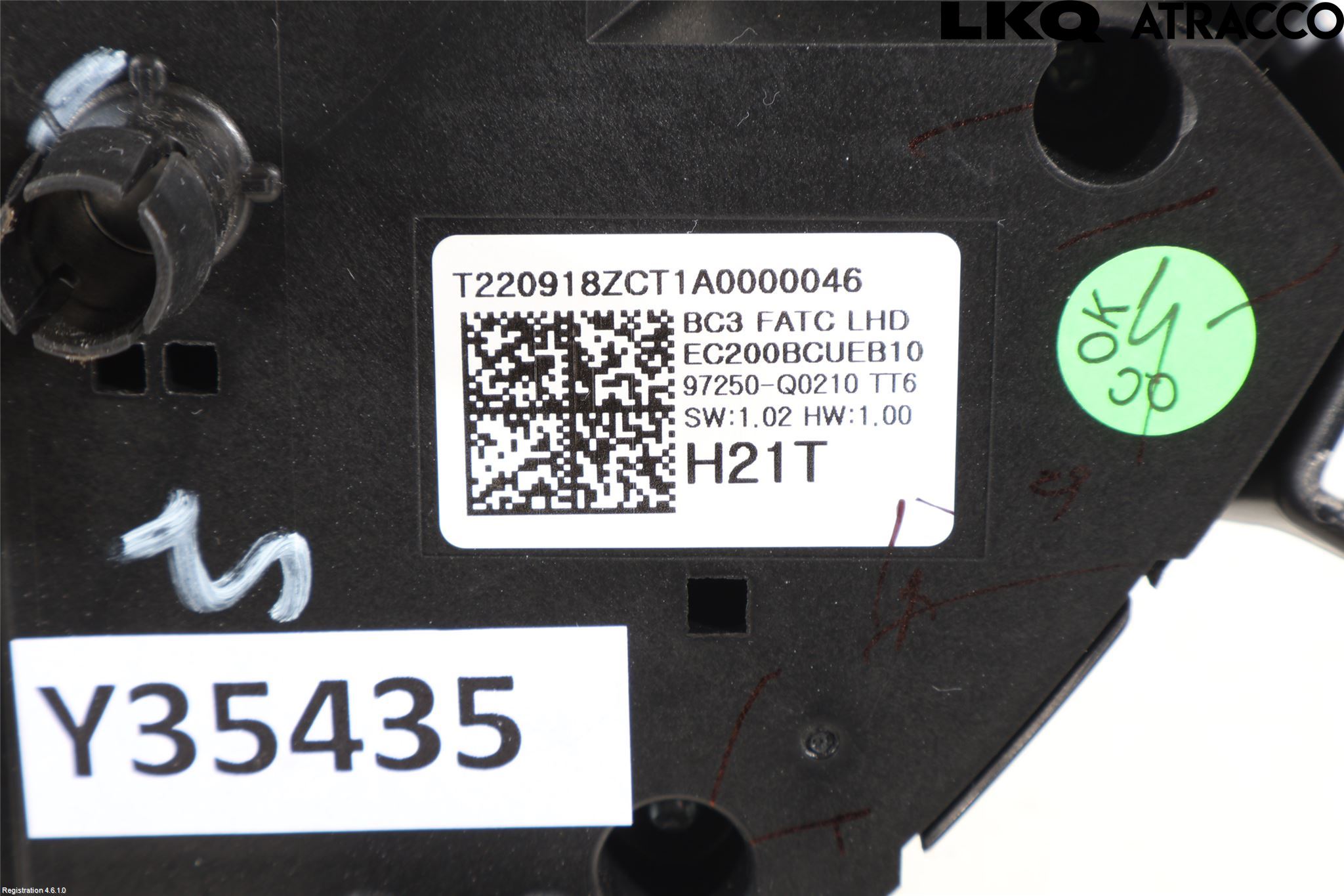 Hyundai i20 BC 21- Ac Styrenhet Ac Manöveren