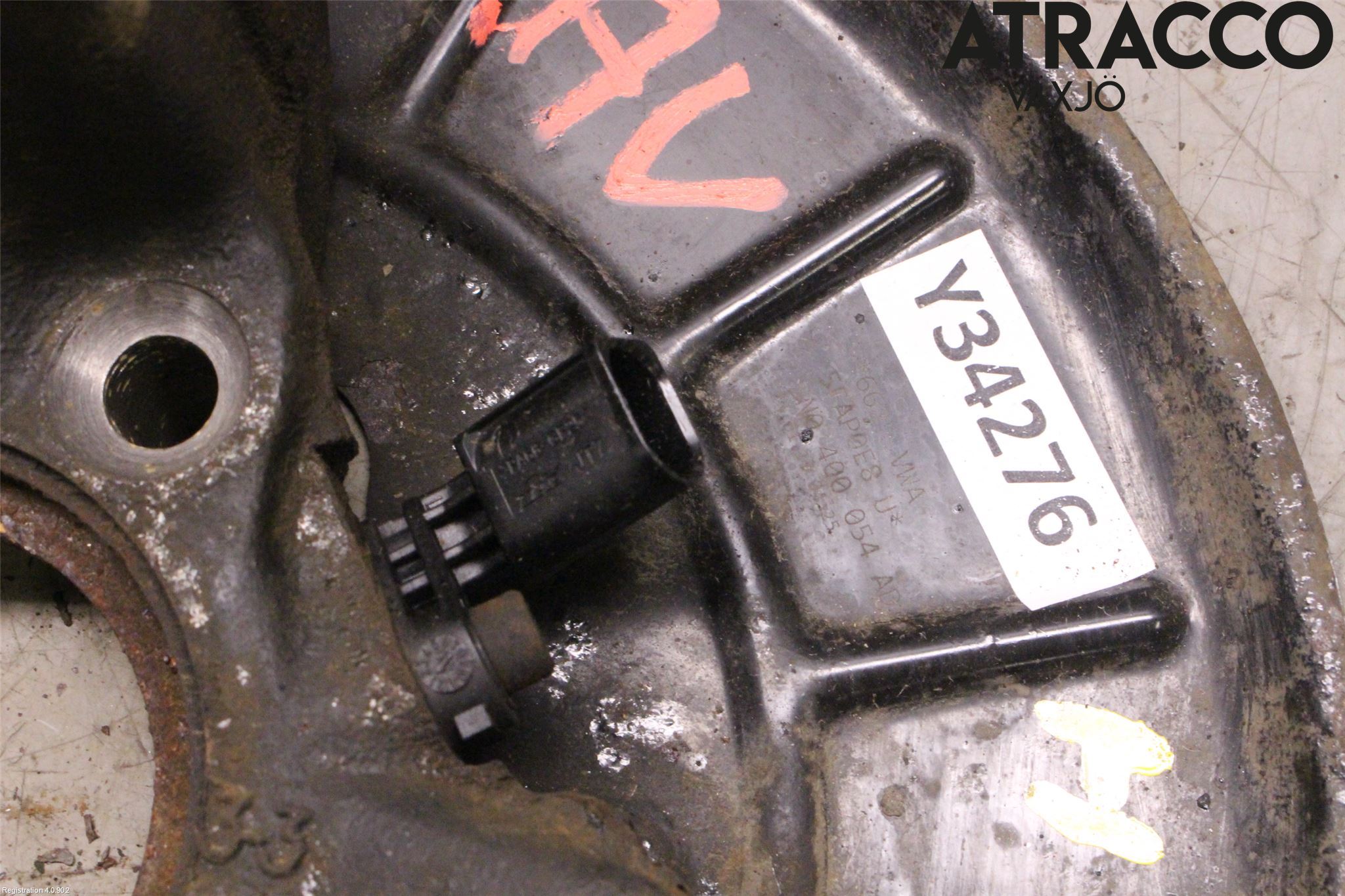 Volkswagen VW TIGUAN 07-16 Styrspindel Lagerhus Hö