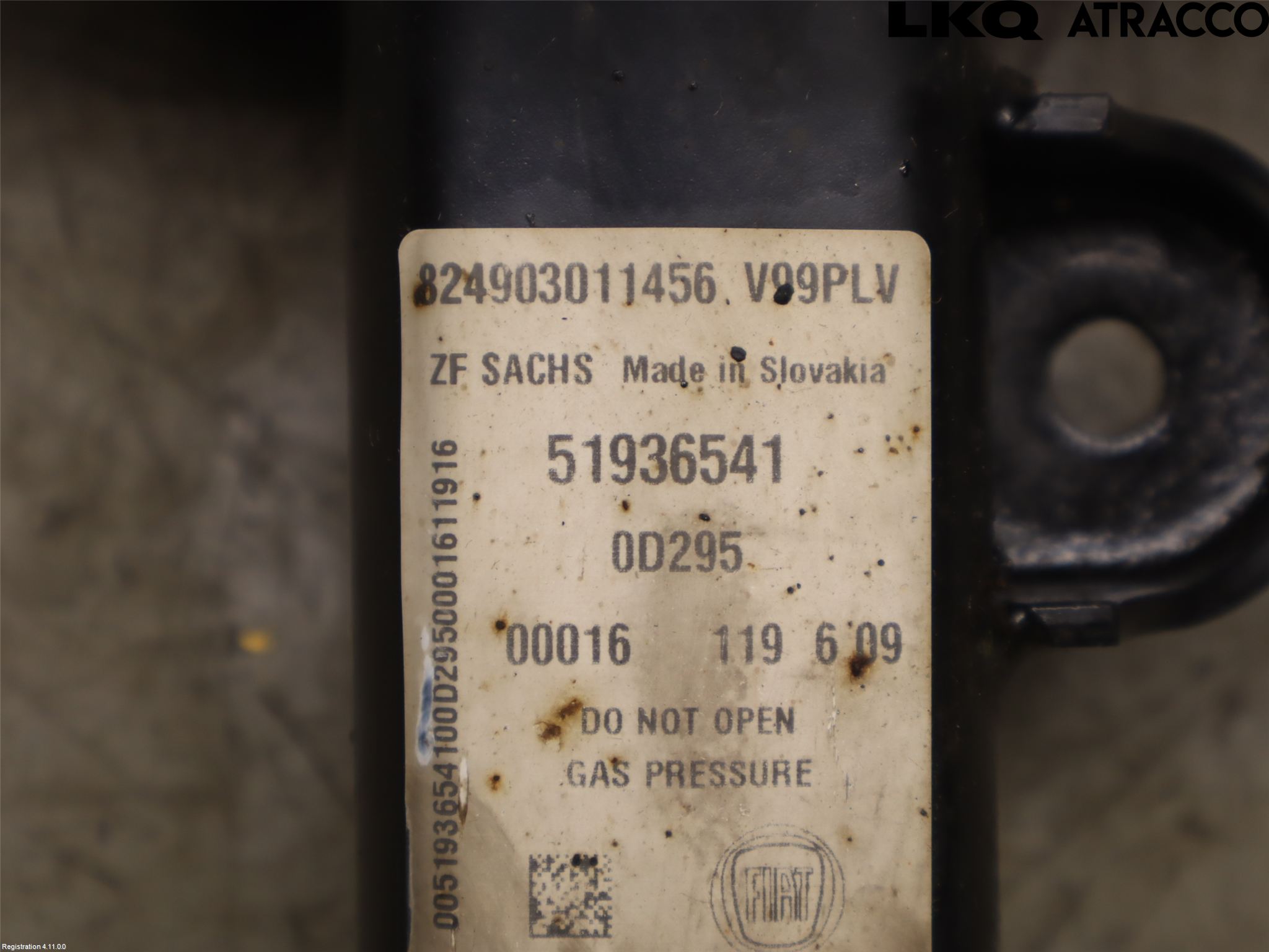 Fiat 500L 13-19 Fjäderben Fram Vänster