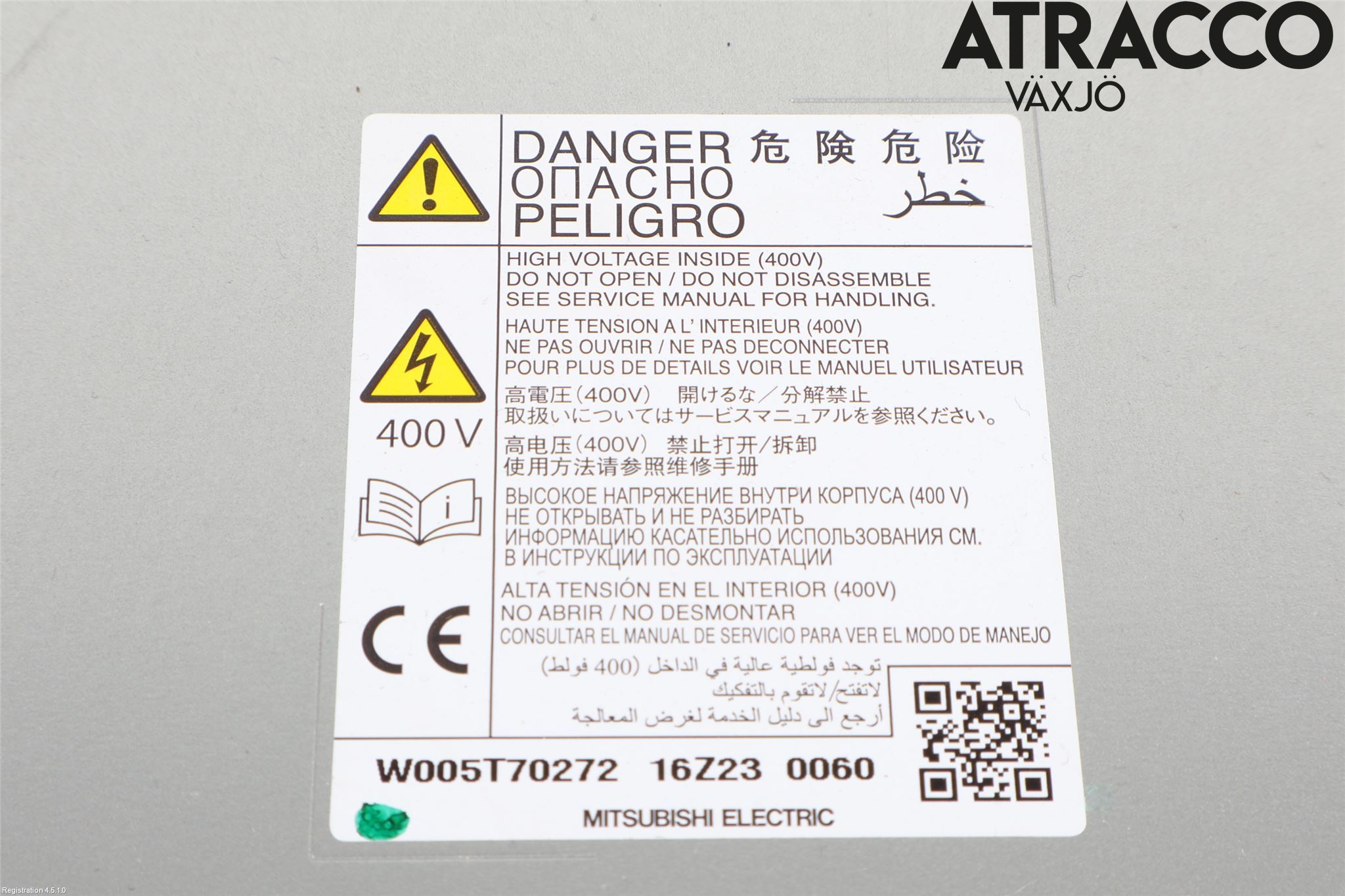 Mitsubishi OUTLANDER 13-21 Batteriladdare Högspänning