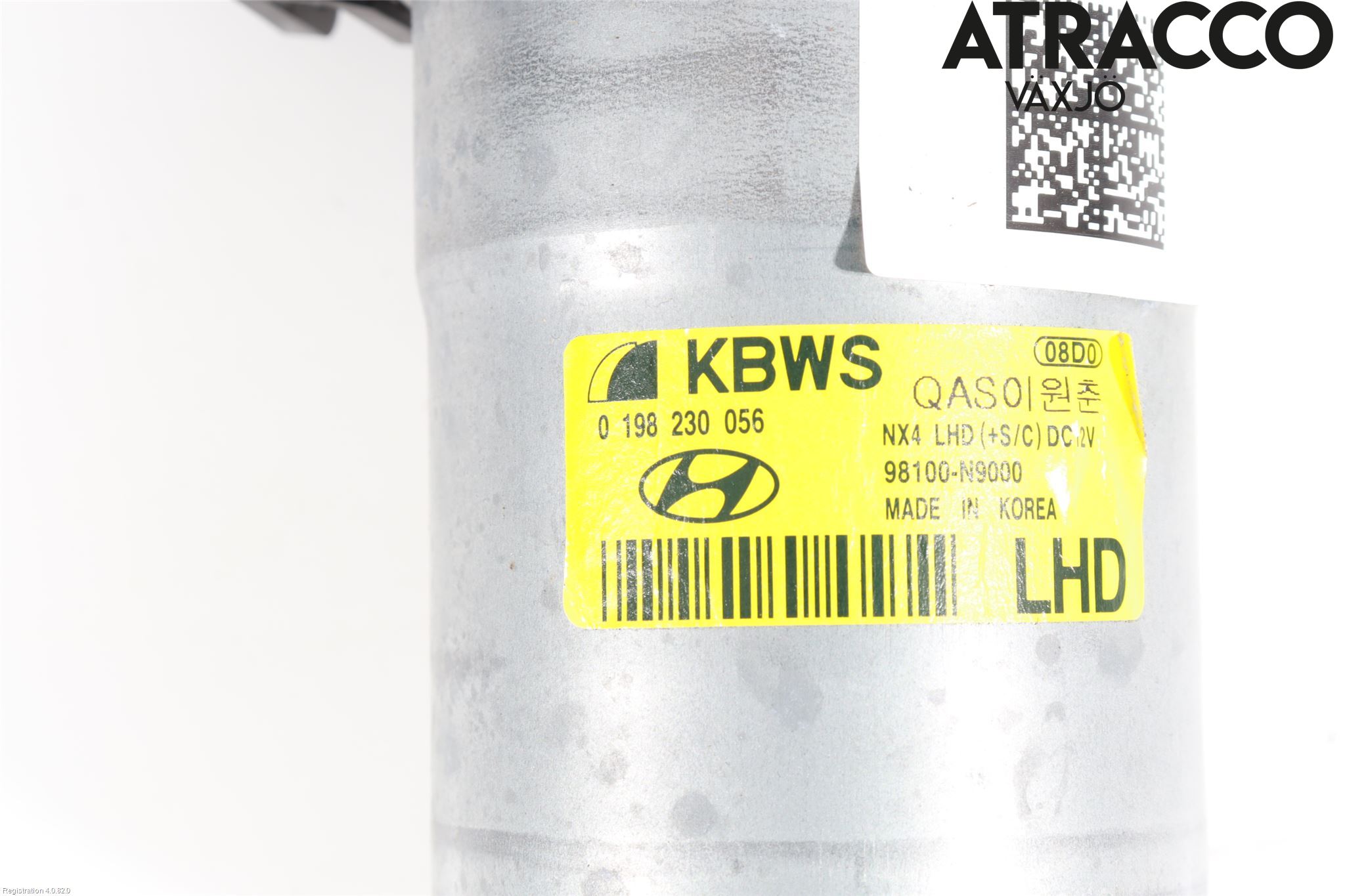 Hyundai TUCSON 05- Torkarmotor Vindruta