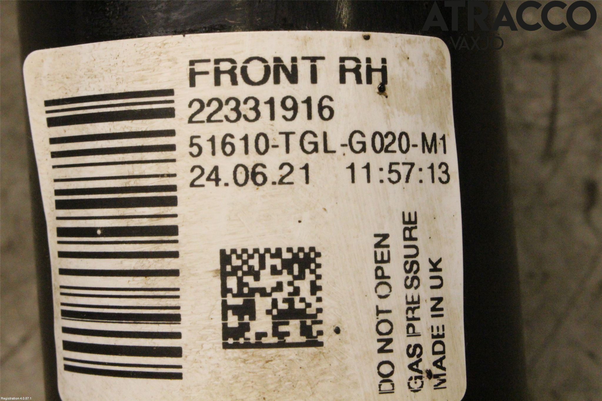 Honda CIVIC 17-22 Fjäderben Fram Höger