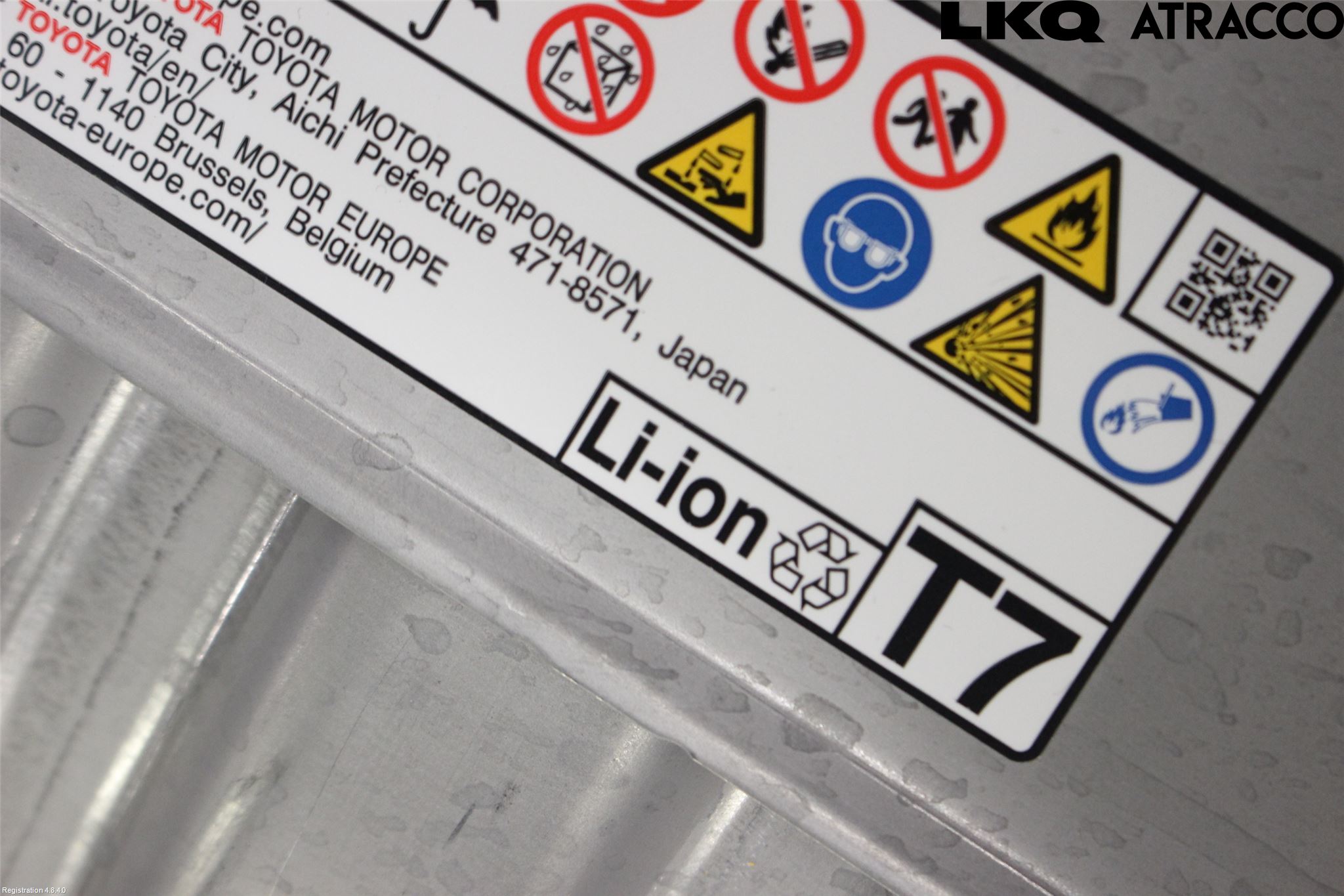 Toyota COROLLA 19- Batteri Högspänning